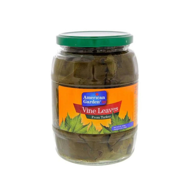 AG Grape Leaves (Turkish) Drained WT. 16oz - 12x32oz Marino.AE