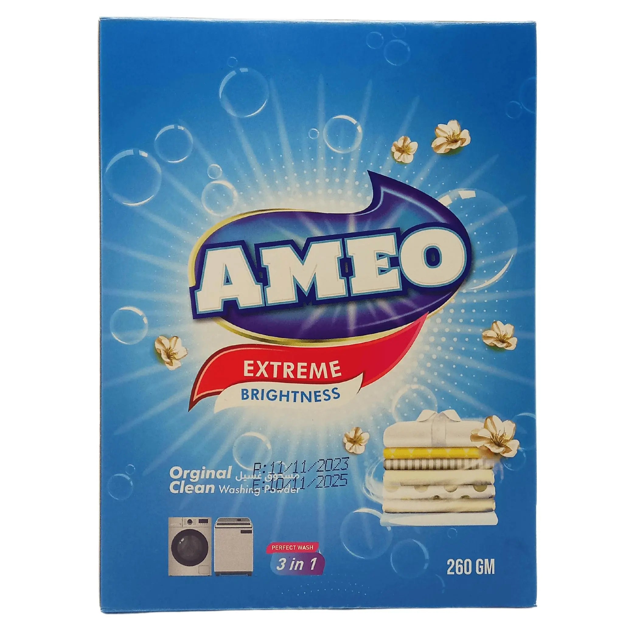 AMEO Detergent Powder 260gx32- (1 Carton) - Marino.AE