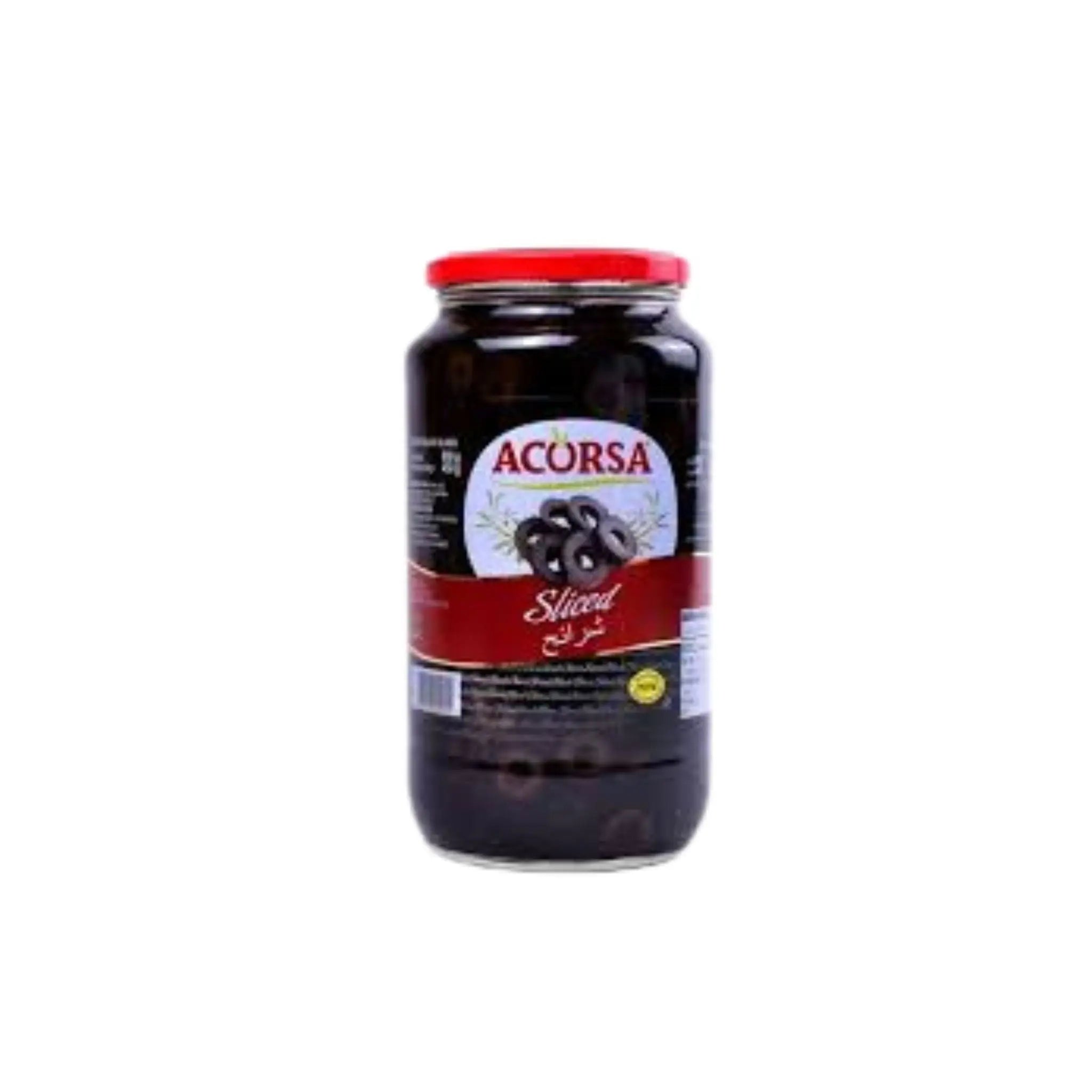 Acorsa Sliced Black Olives - 6x450g (1 carton) Marino.AE