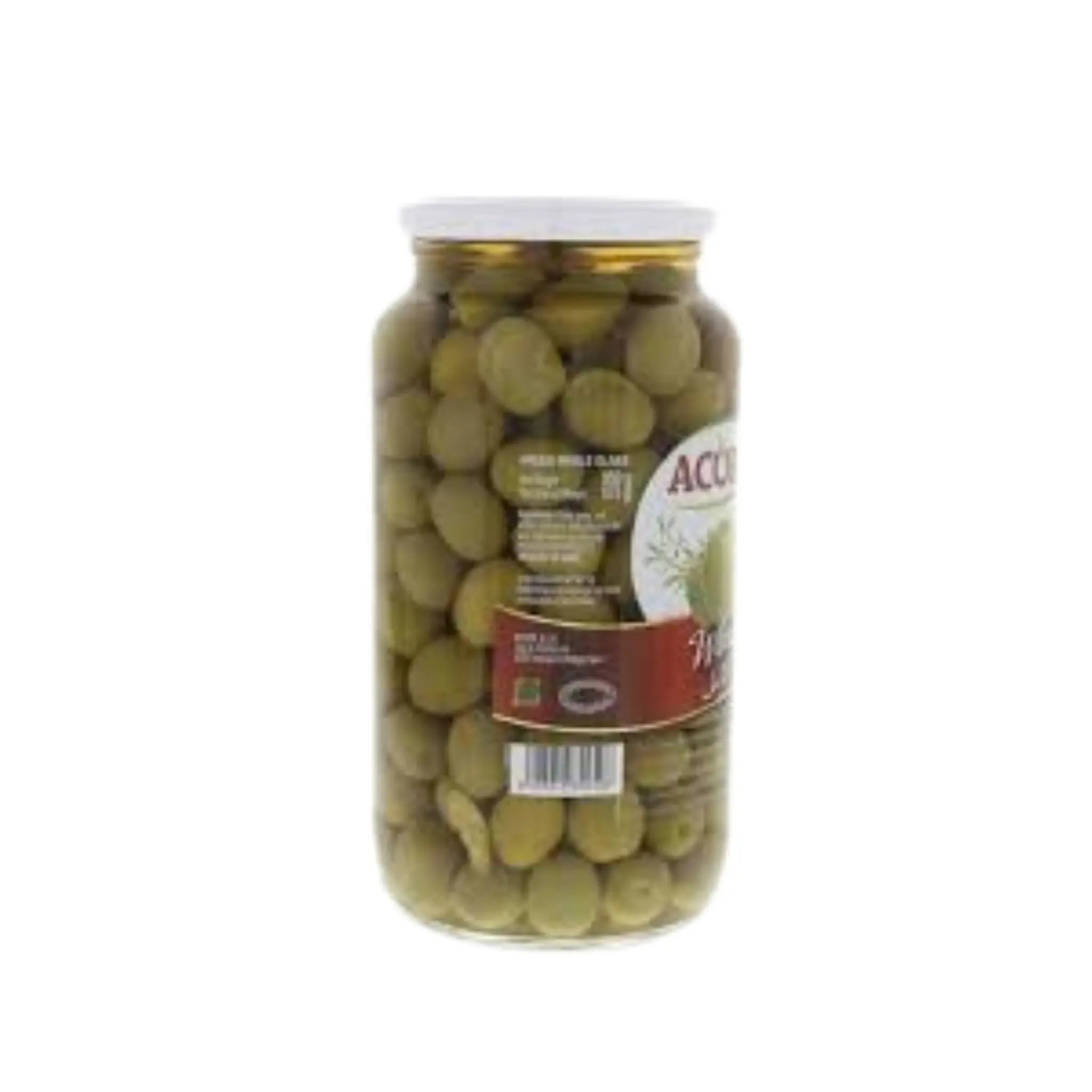 Acorsa Whole Green Olives - 6x575g (1 carton) Marino.AE
