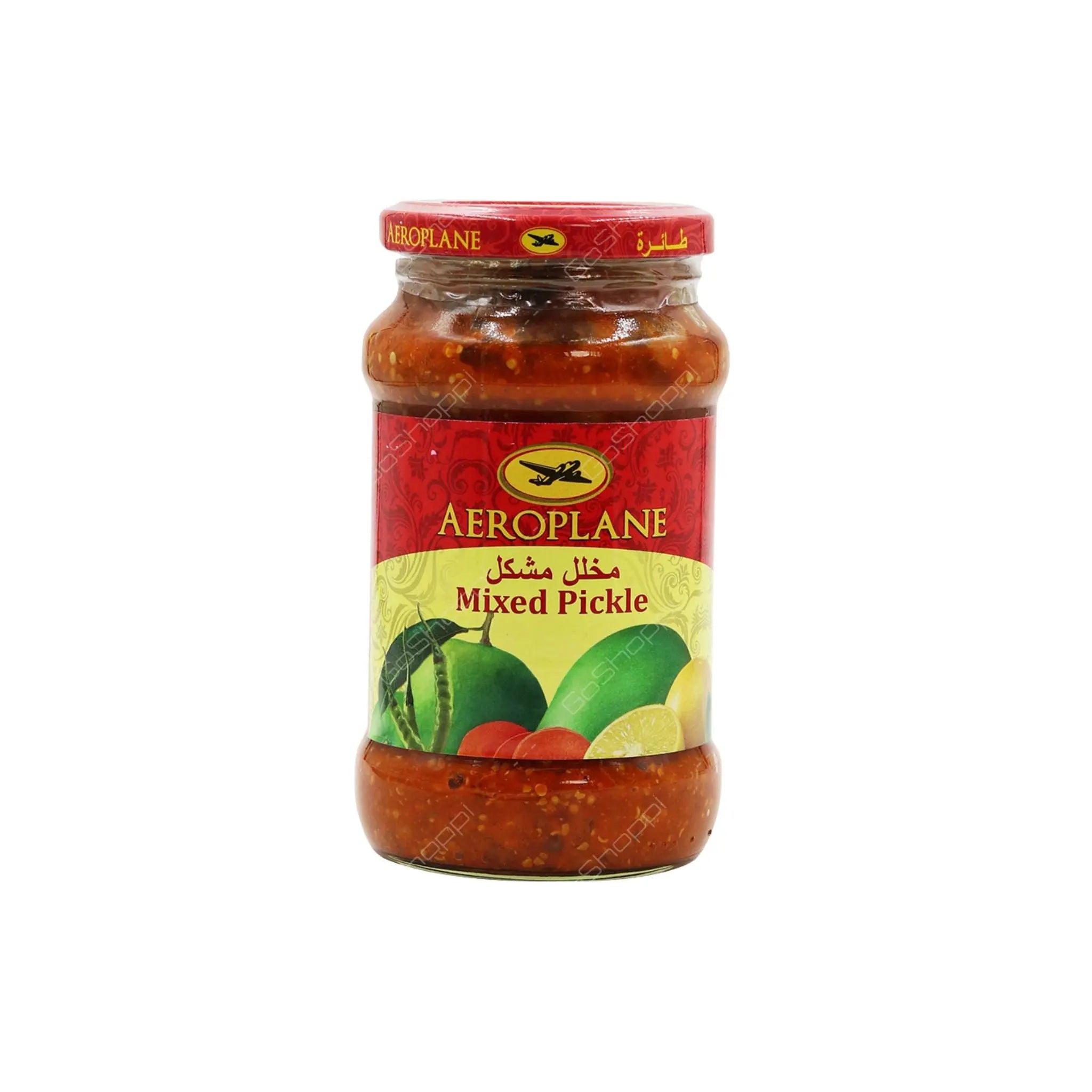 Aeroplane Mixed Pickle (4pc)- 6X(3X400g+380g) 1 carton Marino.AE