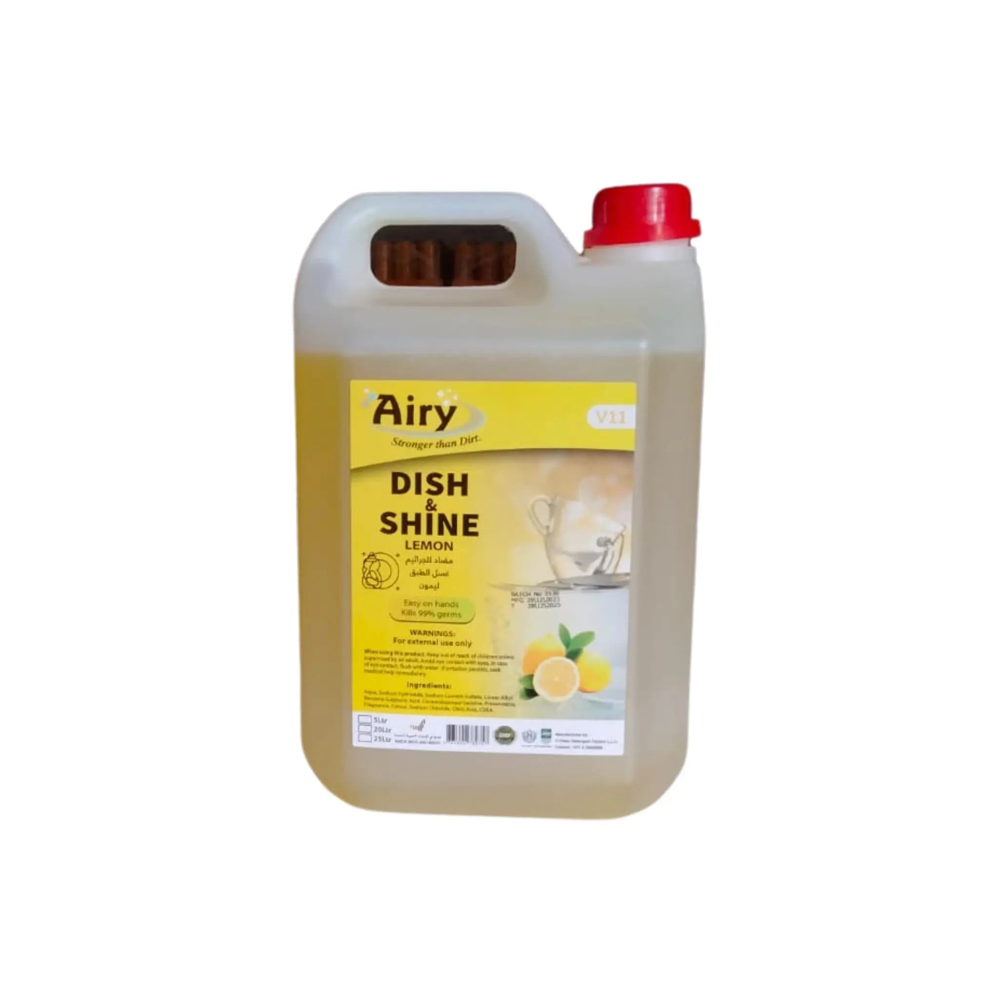 Airy Dish & Shine Lemon (5L x 4) Marino.AE