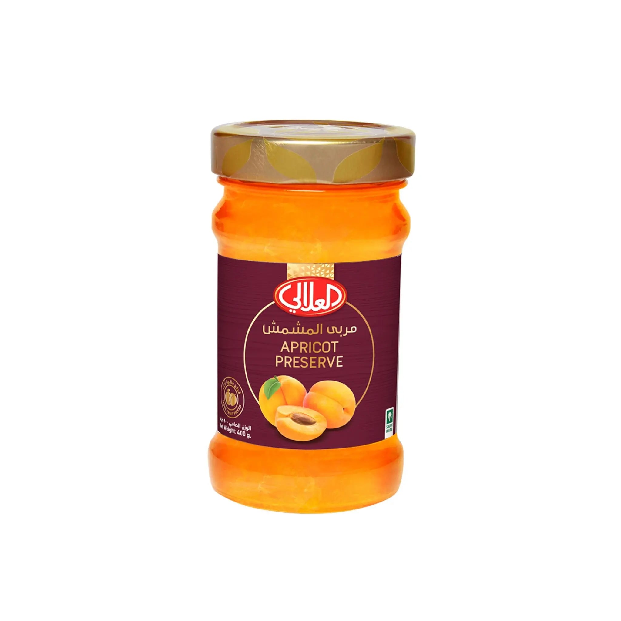 Al Alali Apricot Jam Preserve - 12x400g (1 Carton) - Marino.AE