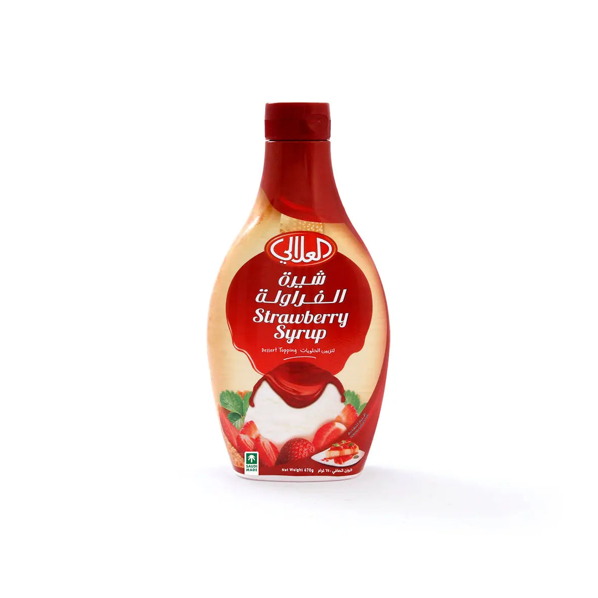 Al Alali Arabic Strawberry Syrup - 12x670g (1 Carton) - Marino.AE