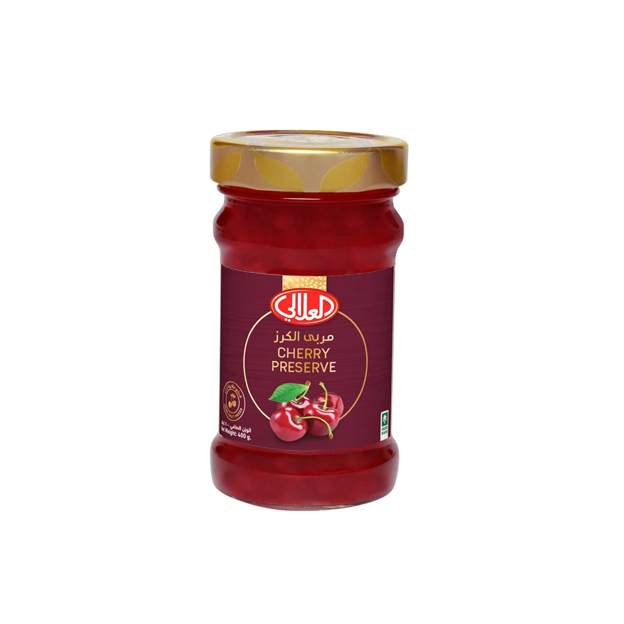 Al Alali Cherry Preserve Jam - 12x400g (1 Carton) - Marino.AE