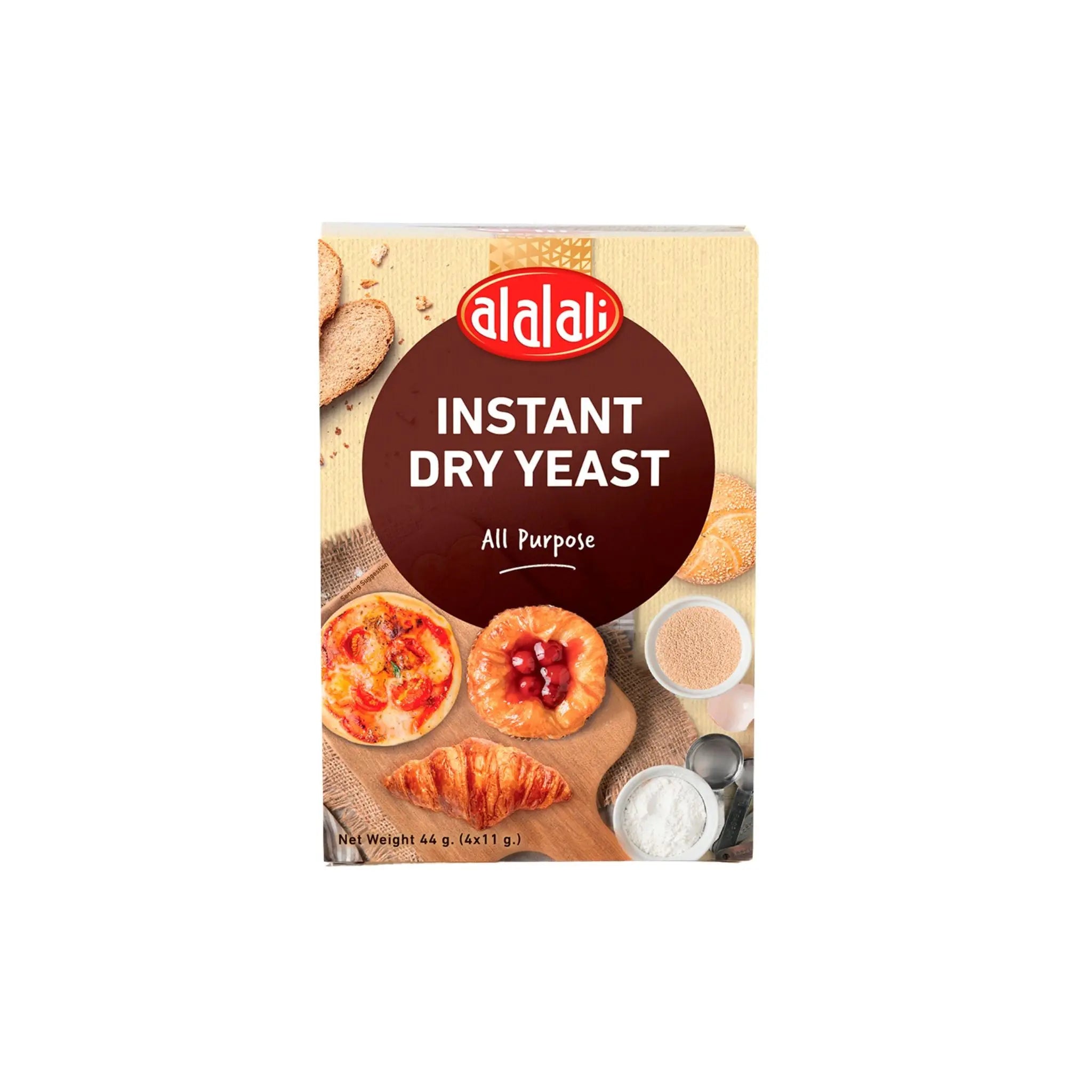 Al Alali Instant Dry Yeast - 6x12x(4x11g) (1 Carton) Marino.AE