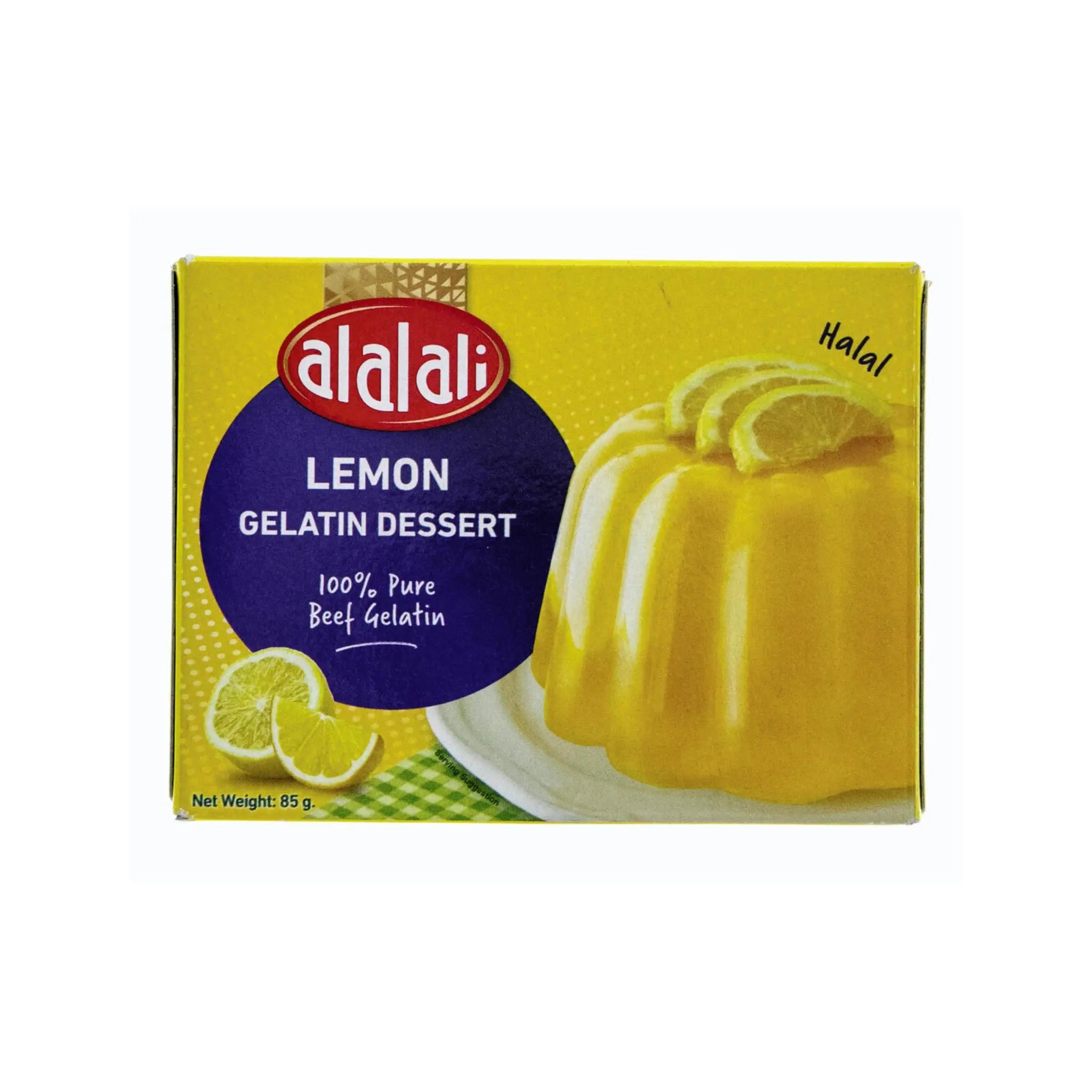 Al Alali Lemon Gelatin Dessert - 72x85g (1 Carton) - Marino.AE
