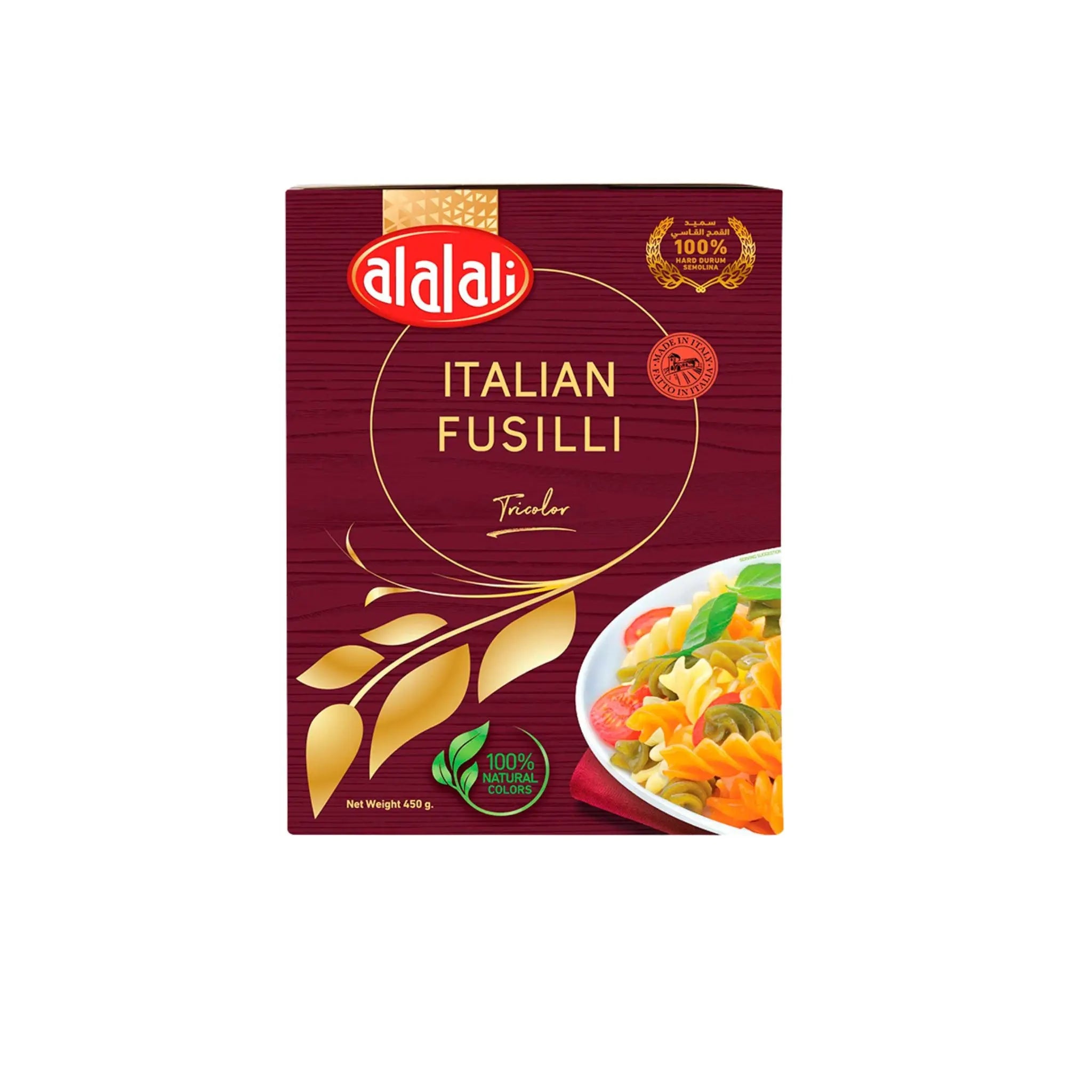 Al Alali Tricolor Fusilli - 20x450g (1 Carton) - Marino.AE