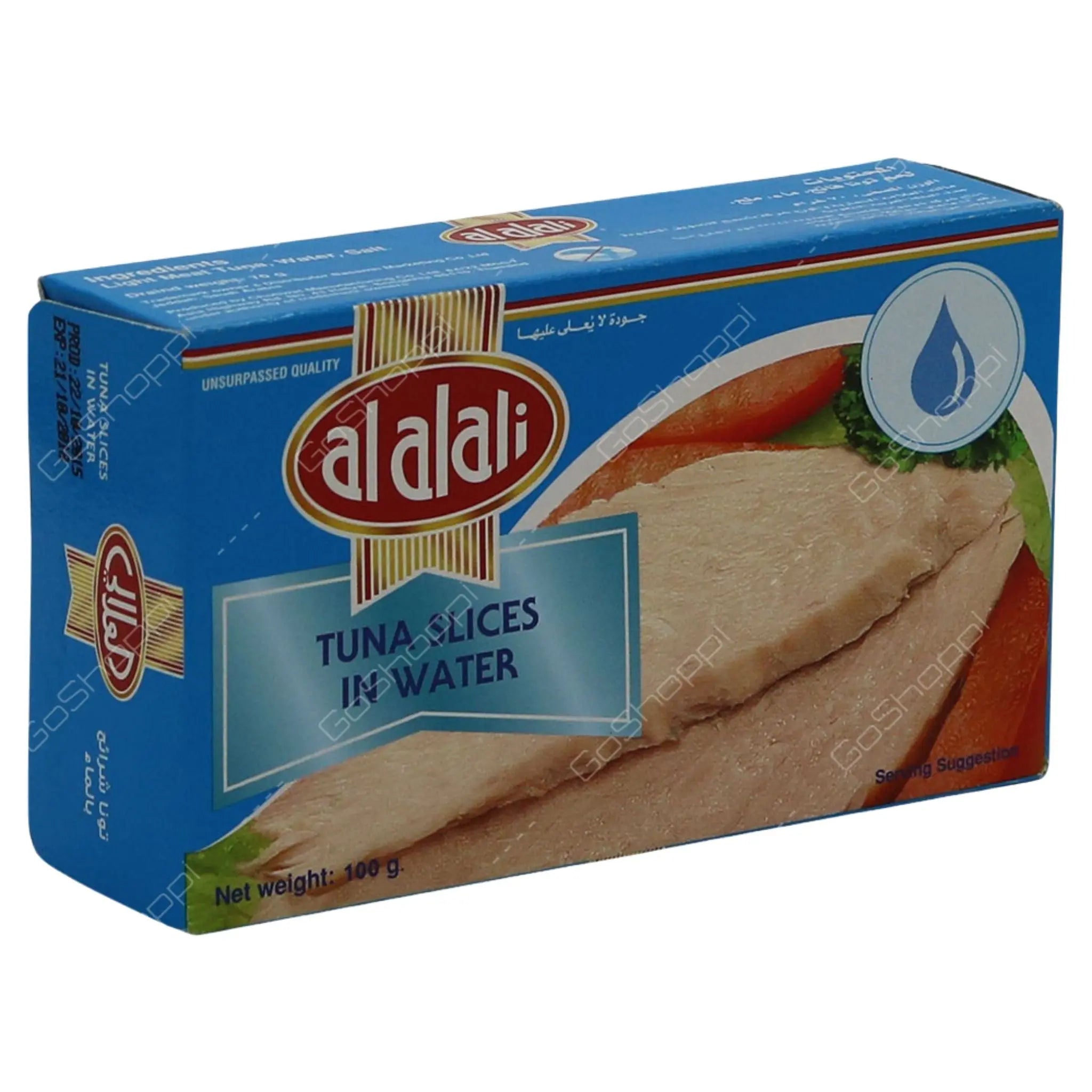 Al Alali Tuna Slices in Water - 24x100g (1 Carton) Marino.AE