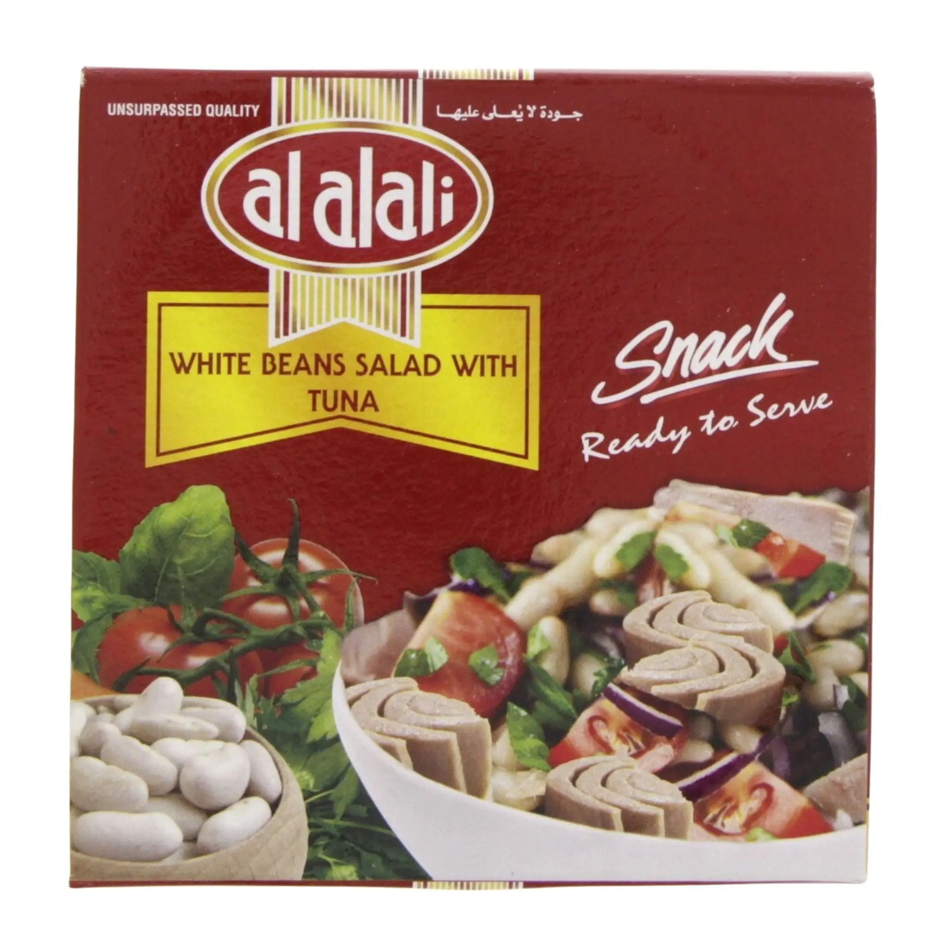 Al Alali Tuna Snack Salad with White Beans - 24x185g (1 Carton) Marino Wholesale