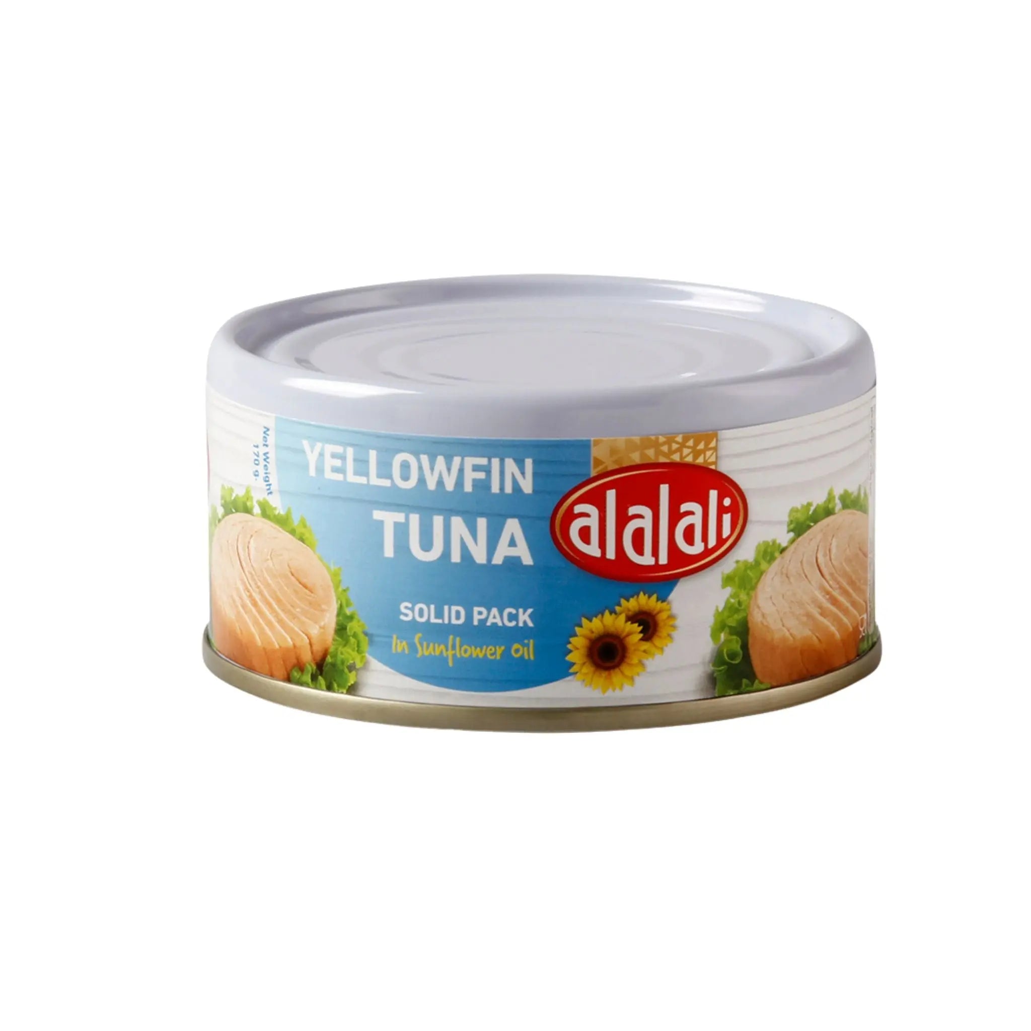 Al Alali Yellowfin Tuna in Sunflower Oil Family Pack 3's - 16x3x170g (1 Carton) - Marino.AE