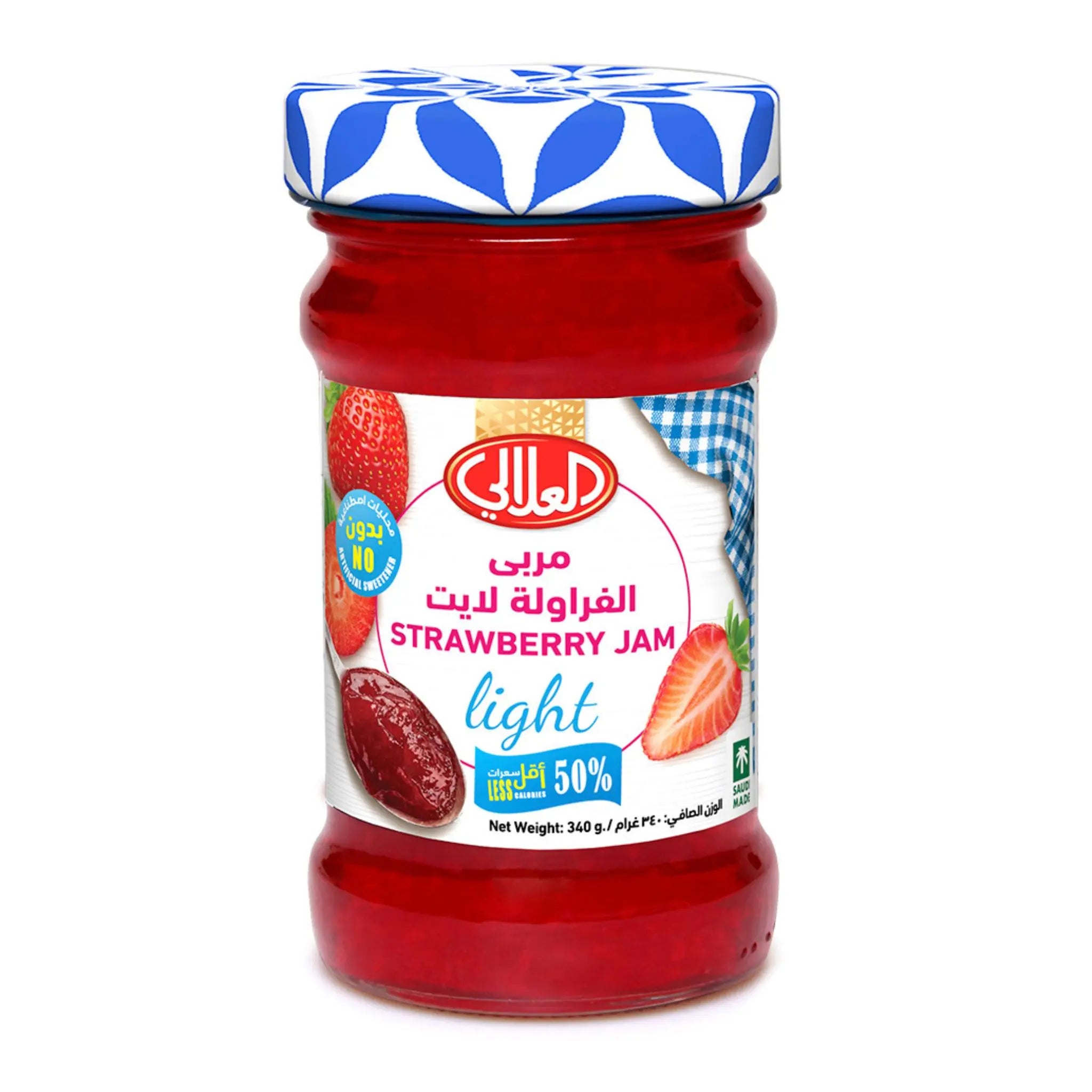 Alalali Strawberry Jam Light - 12x340g (1 carton) Marino.AE