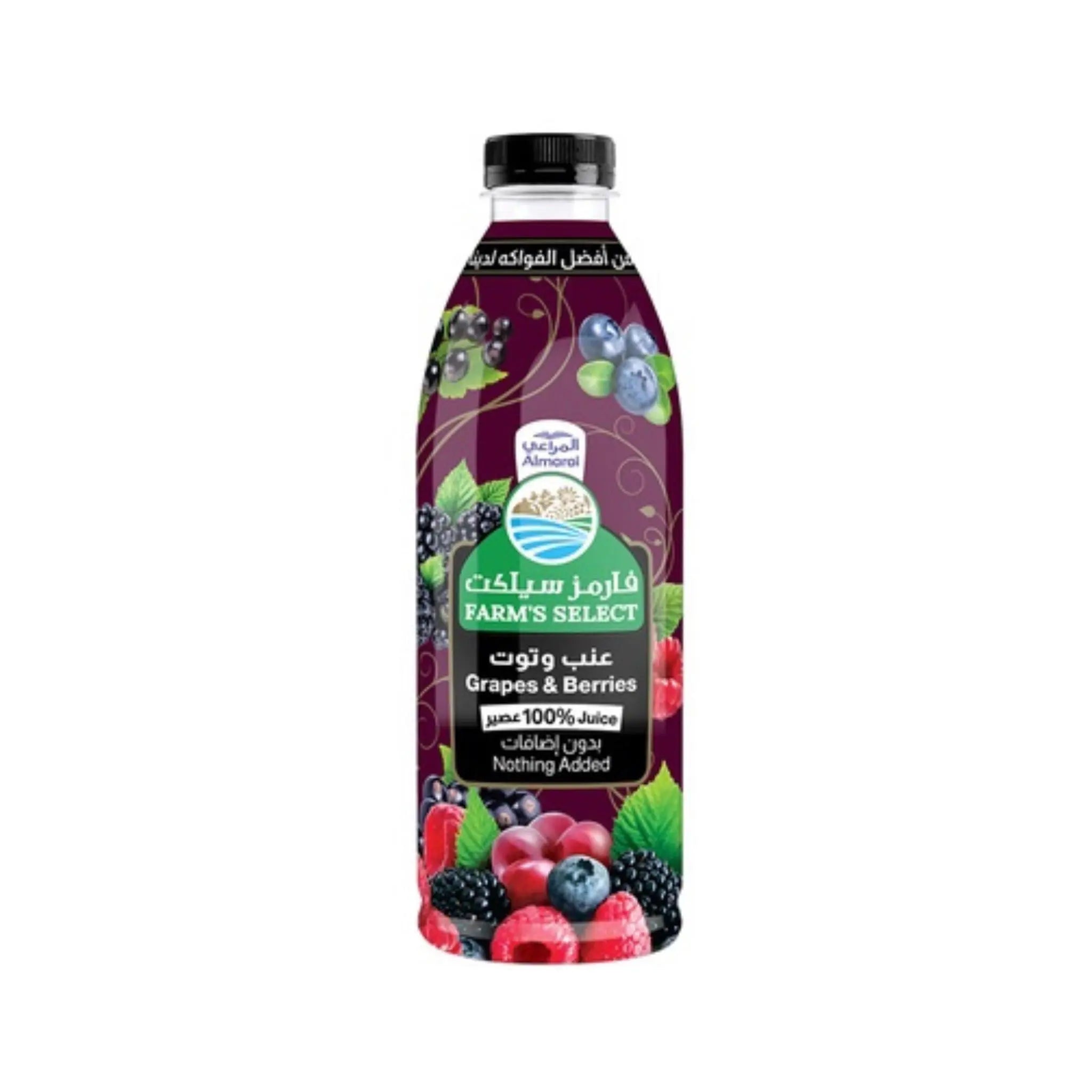 Almarai Farm's Select Grapes & Berries Juice - 1Lx6 (1 carton) Marino.AE