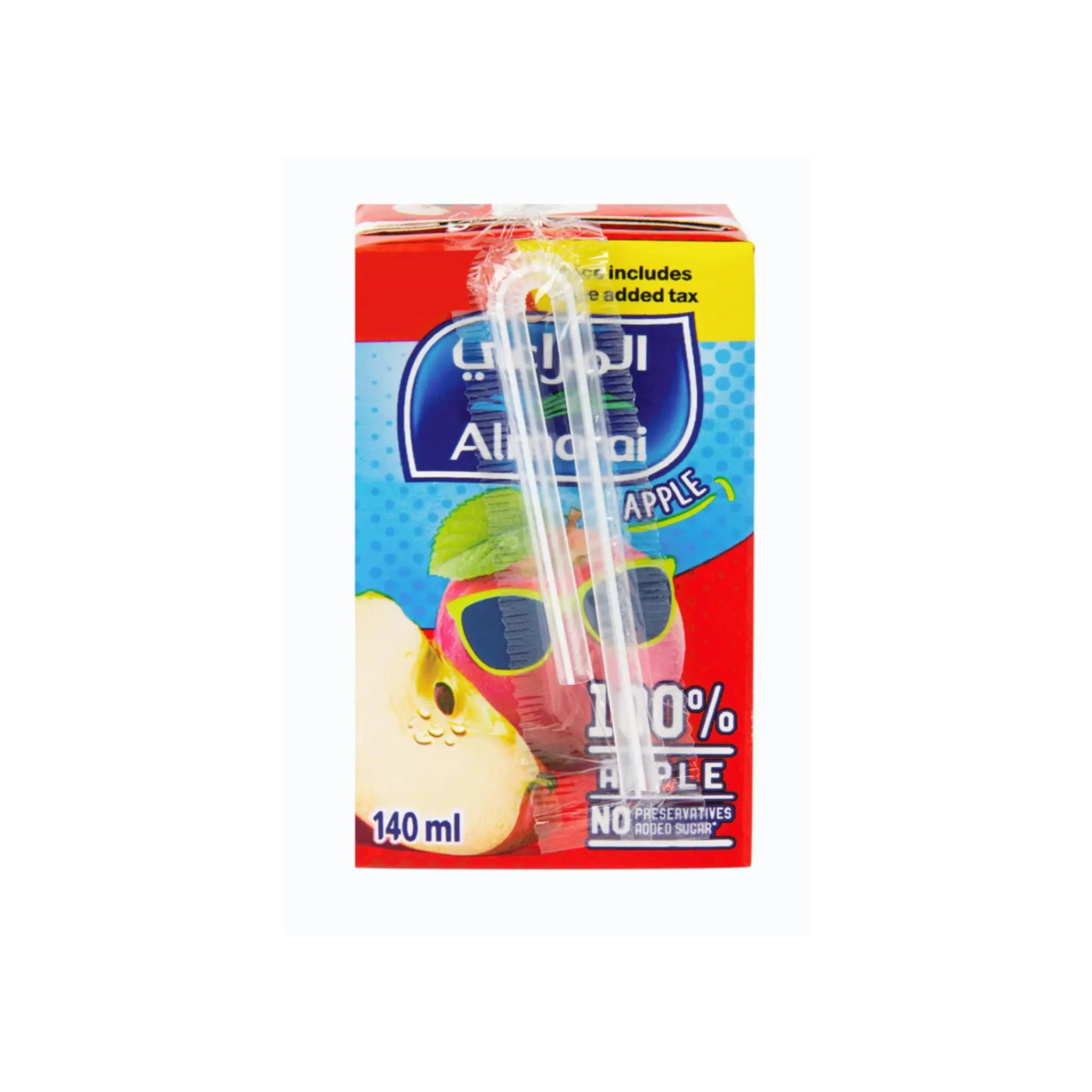 Almarai Long Life Apple Juice - 140mlx18 (1 carton) Marino.AE