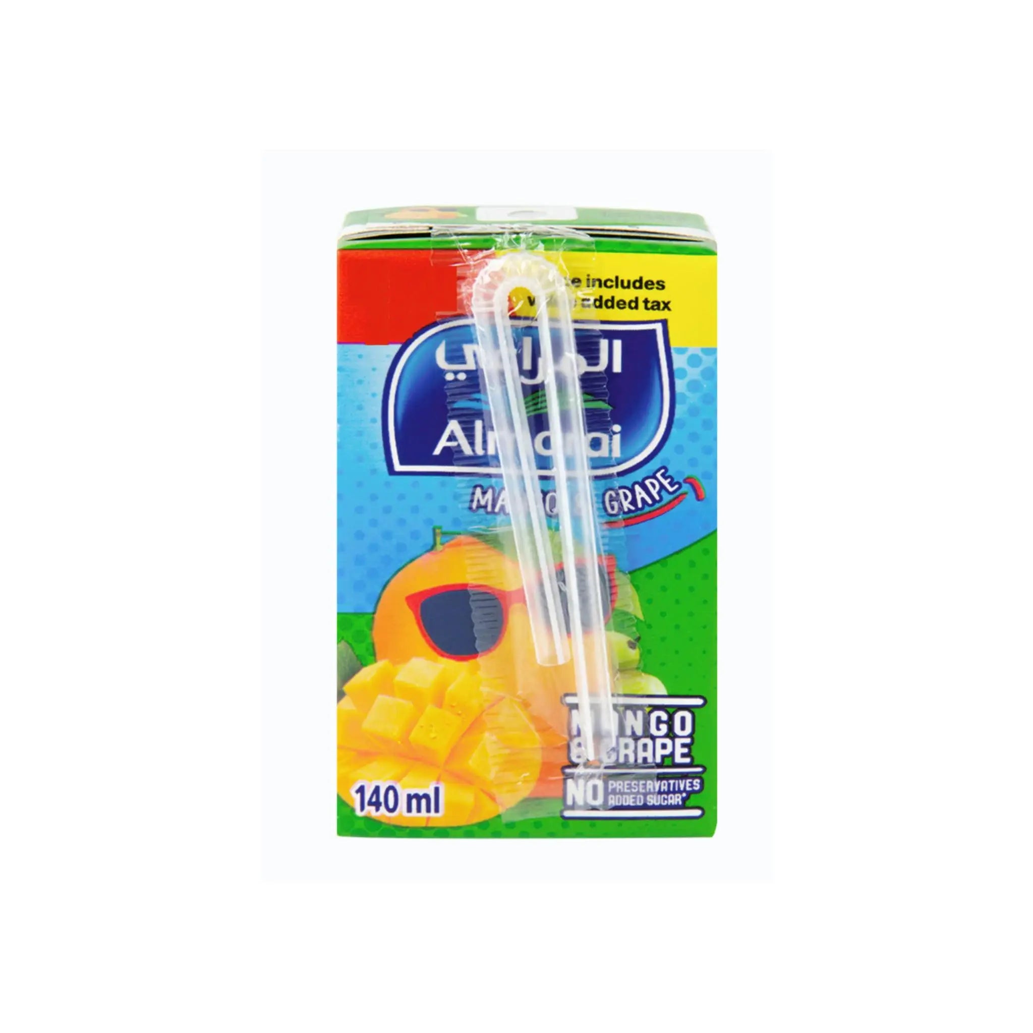 Almarai Long Life Mango & Grape Juice - 140mlx18 (1 carton) Marino.AE