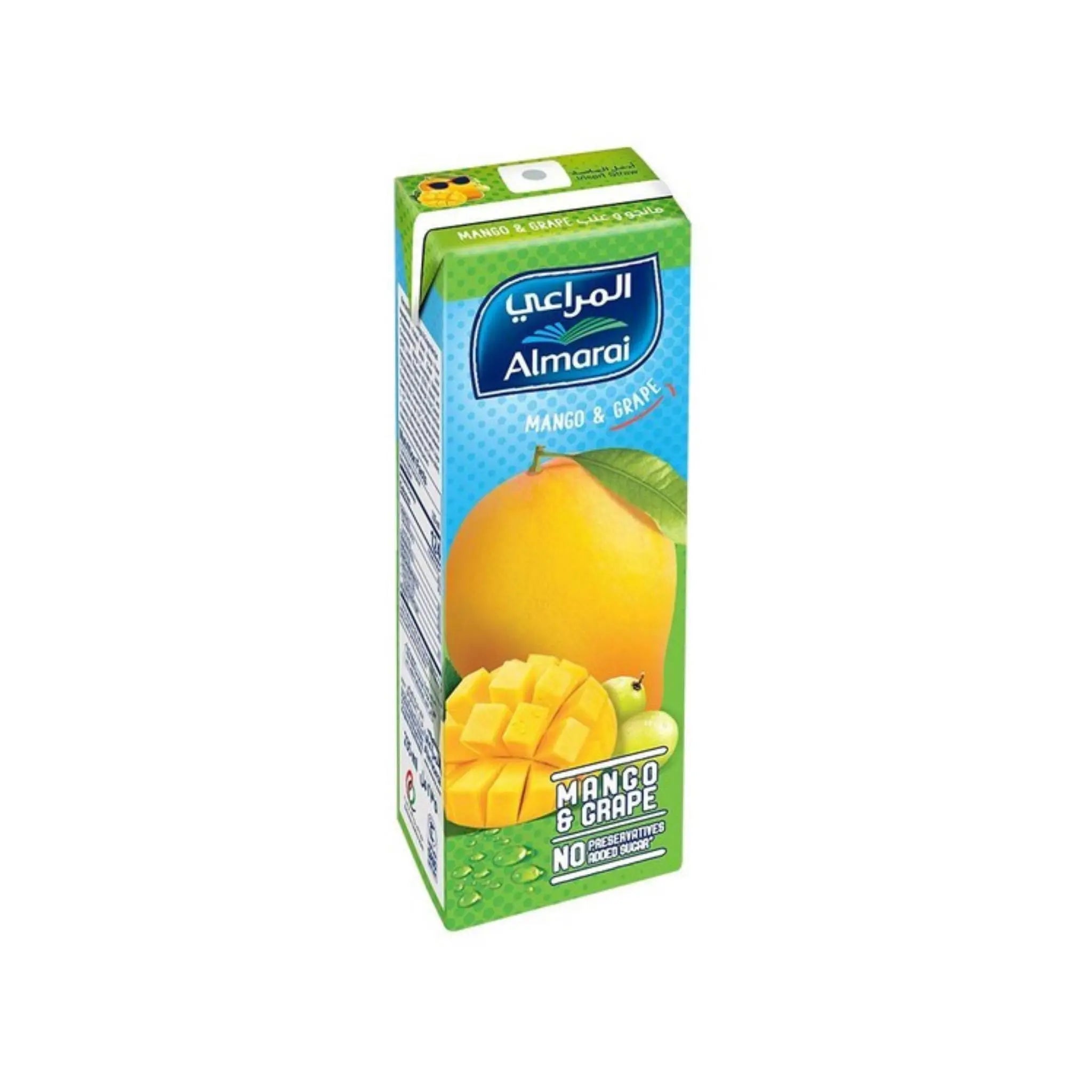 Almarai Long Life Mango & Grape Juice - 235mlx24 (1 carton) Marino.AE