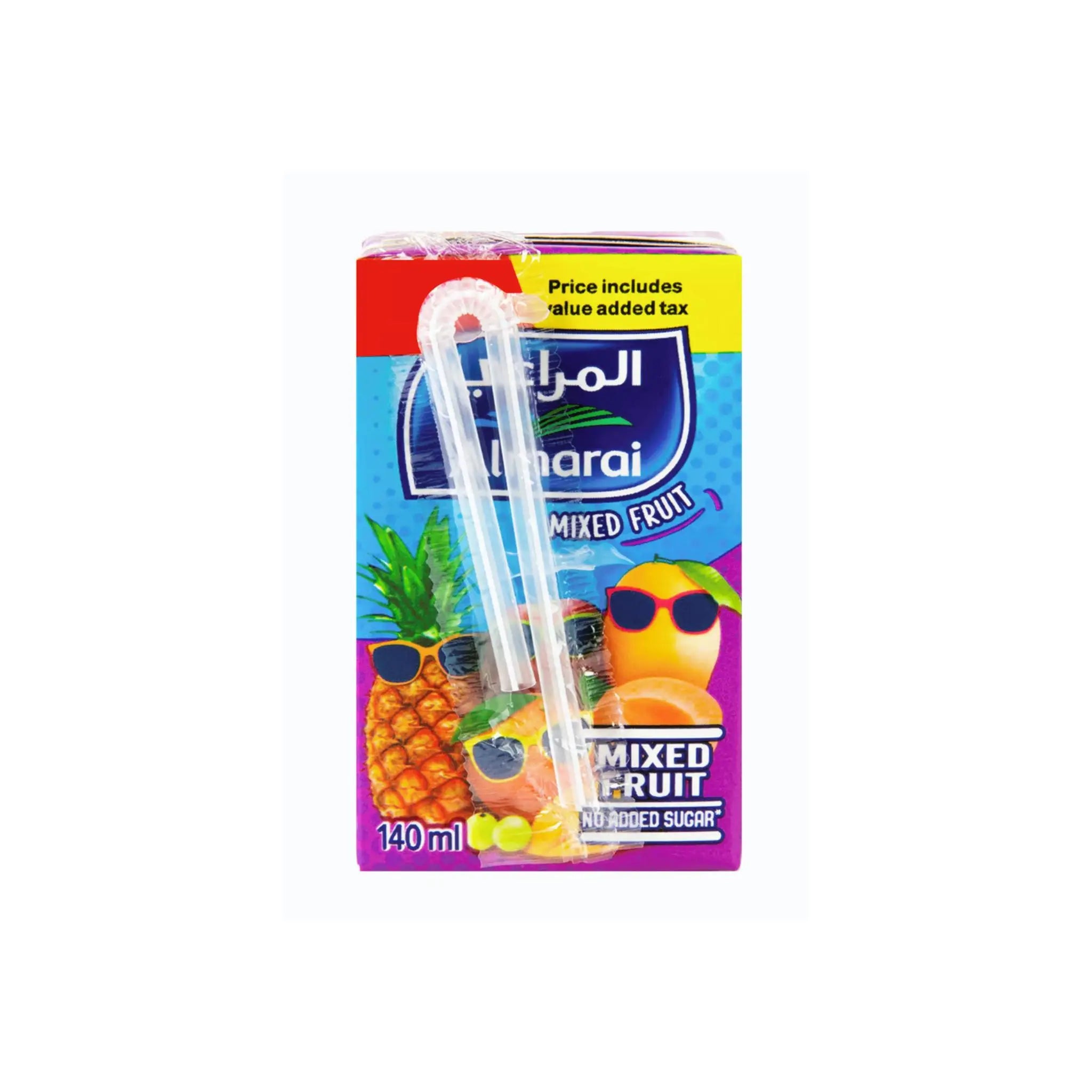 Almarai Long Life Mixed Fruit Juice - 140mlx18 (1 carton) Marino.AE