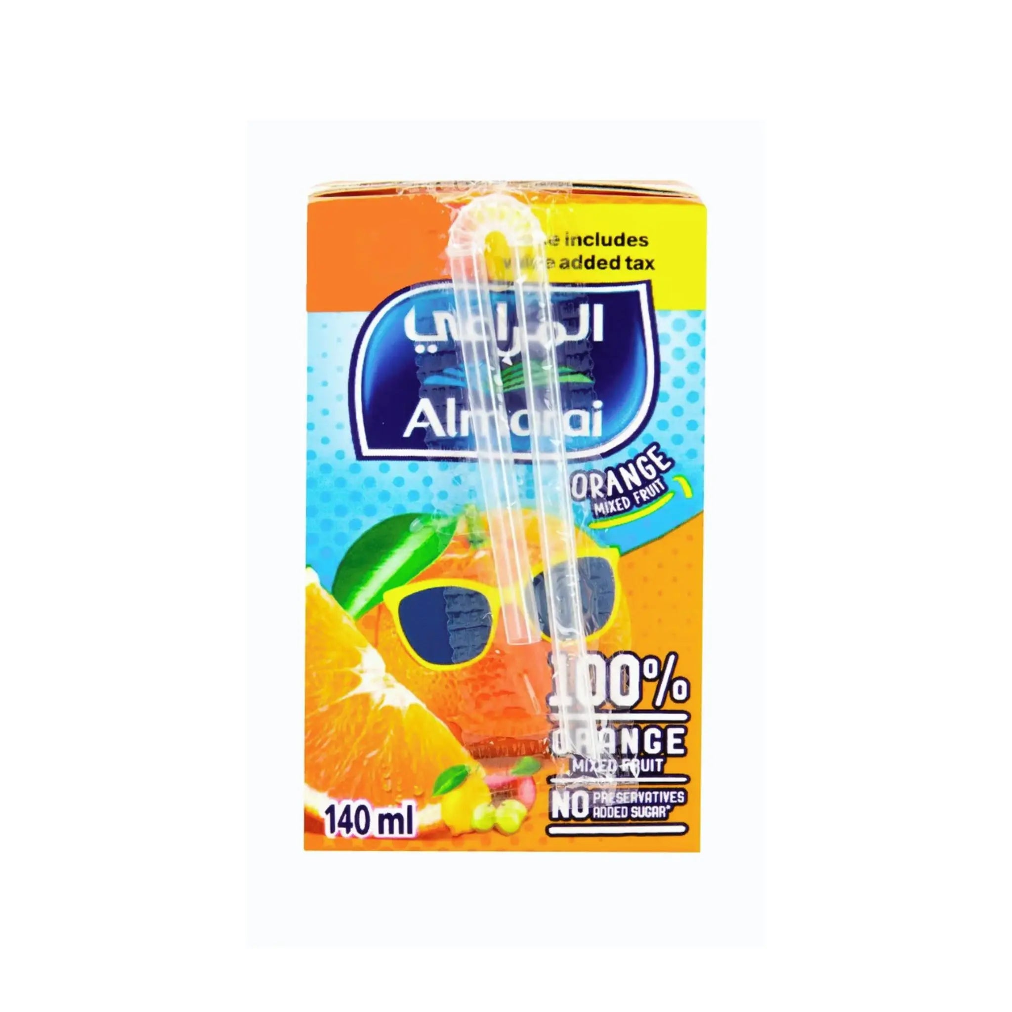 Almarai Long Life Orange Juice - 140mlx18 (1 carton) - Marino.AE