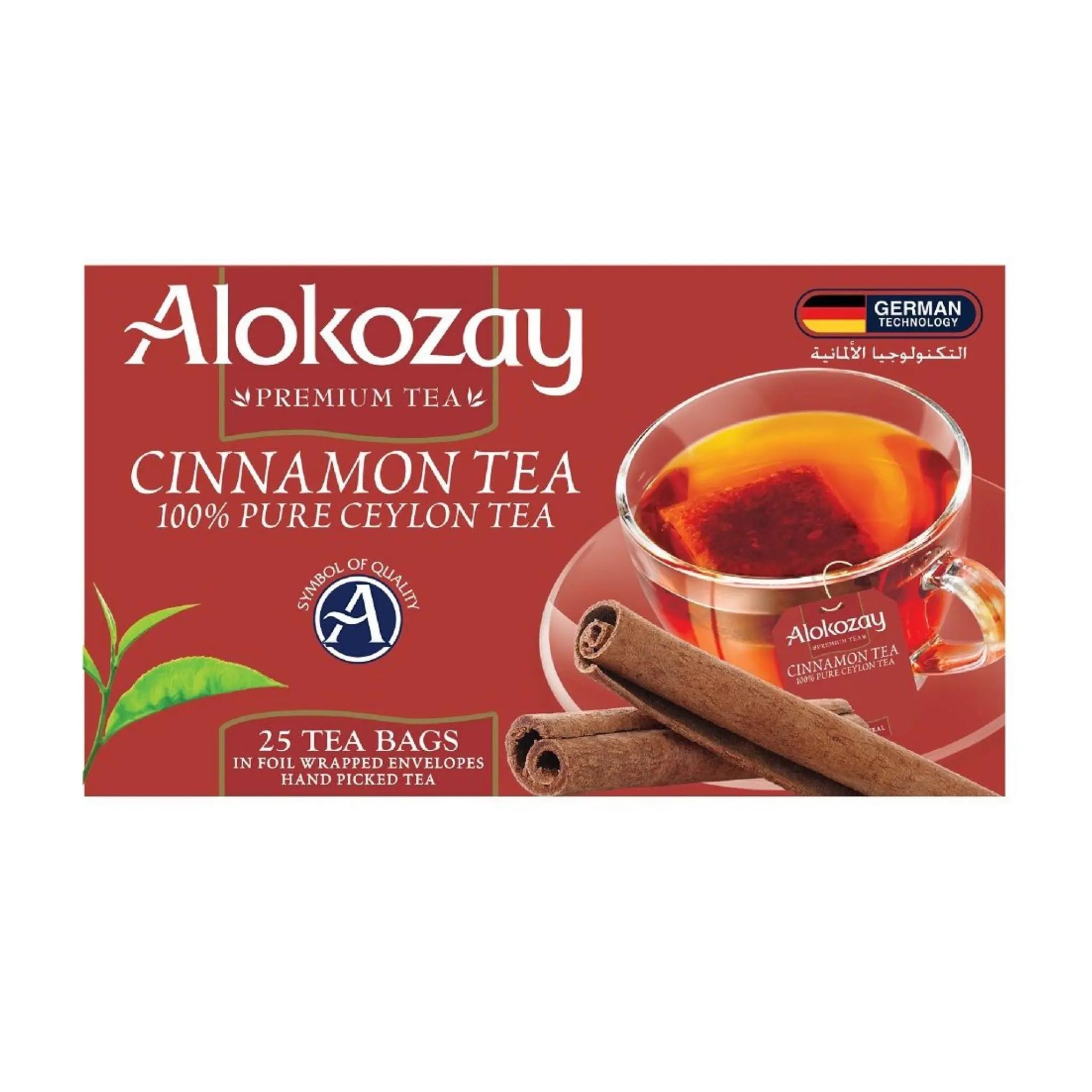 Alokozay Cinnamon Tea Bag 25 Heat Seal Sachets Marino.AE