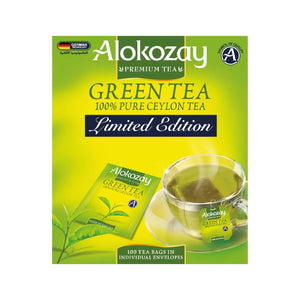 Alokozay Green Tea - 100 Envelope Tea Bags Marino.AE