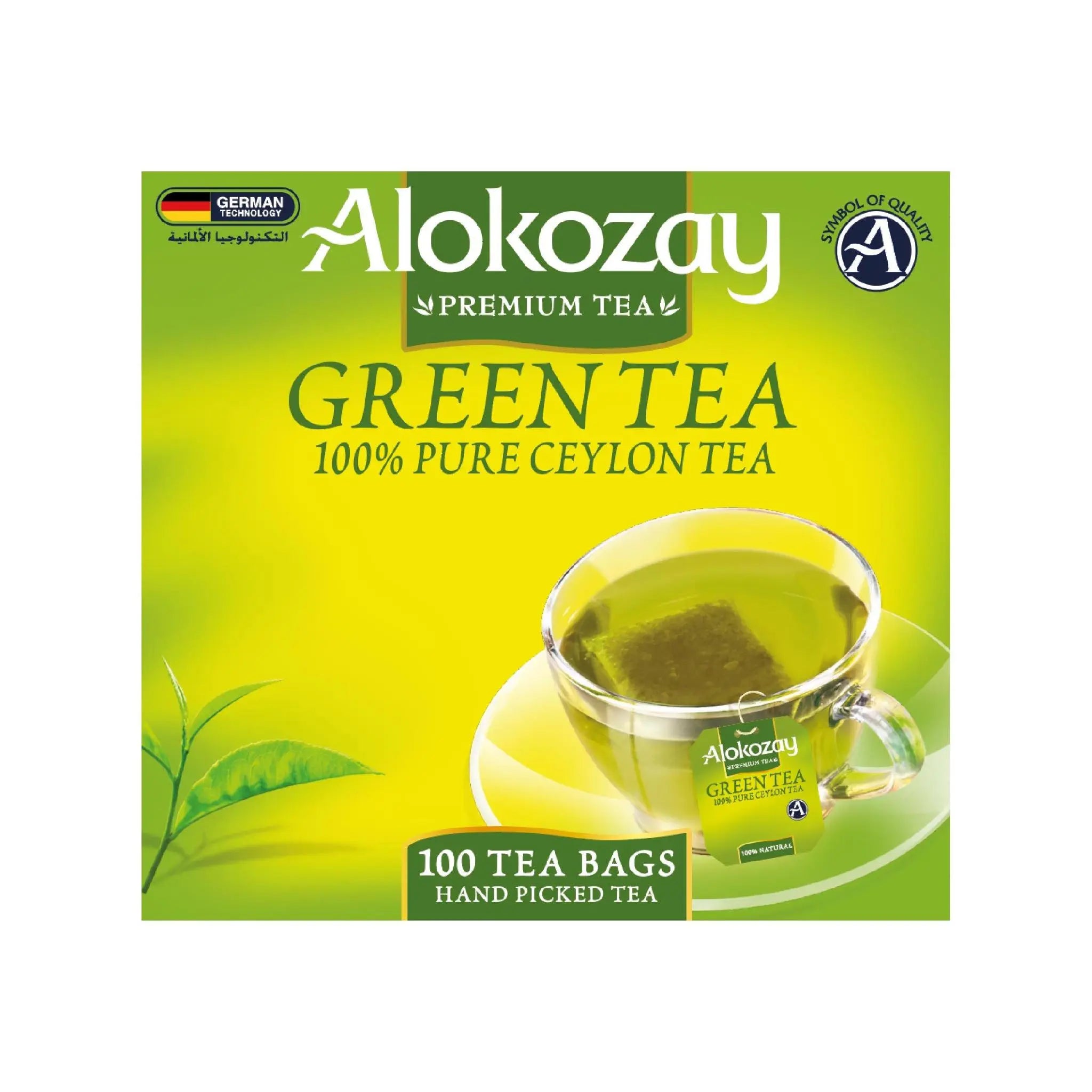 Alokozay Green Tea - 100 Tea Bags Marino.AE