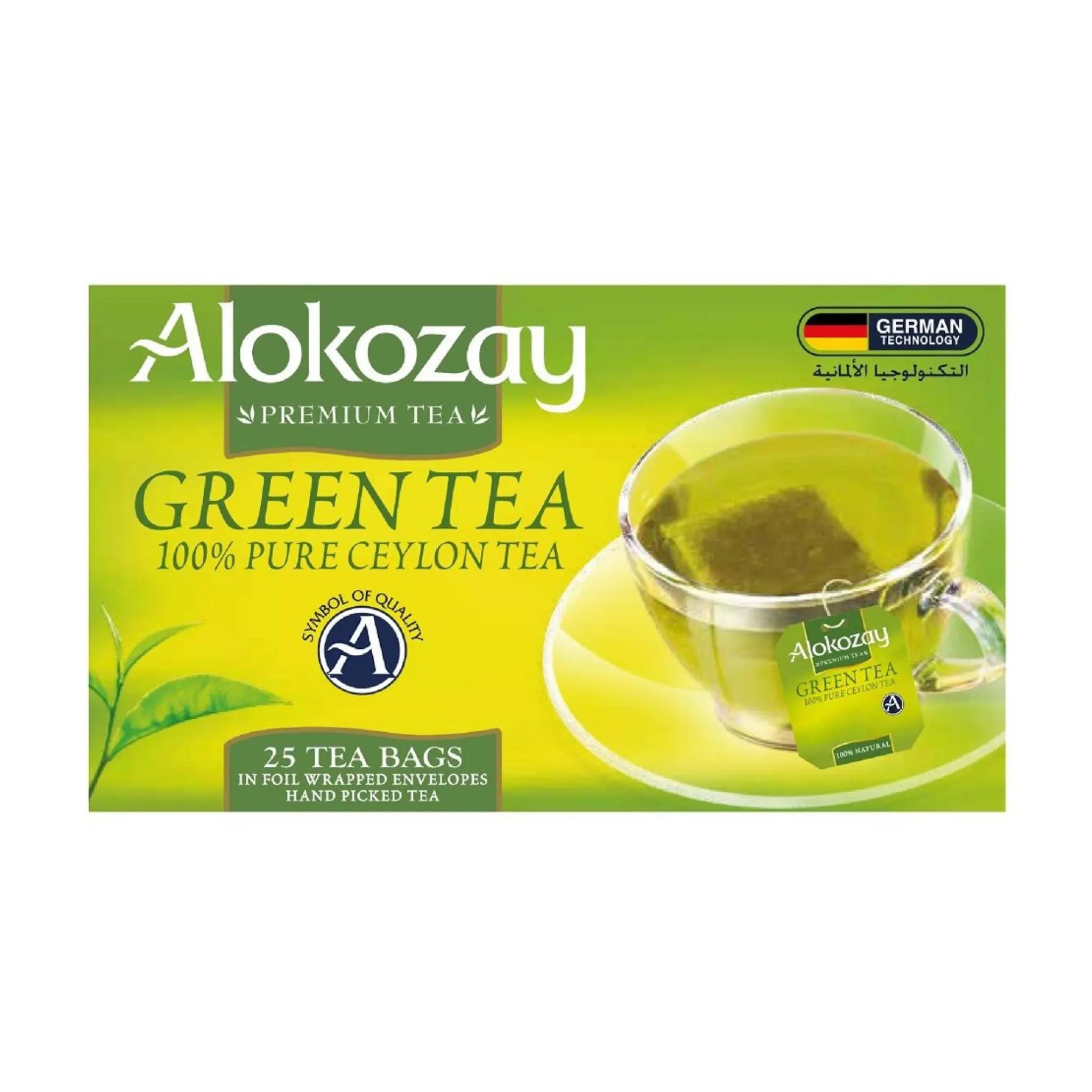 Alokozay Green Tea Bag 25 Heat Seal Sachets Marino.AE