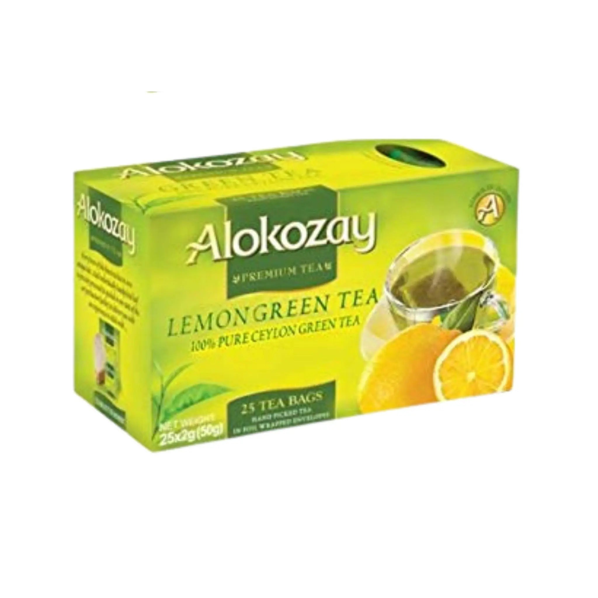 Alokozay Lemon Green Tea Bag (2g x 25) Marino.AE