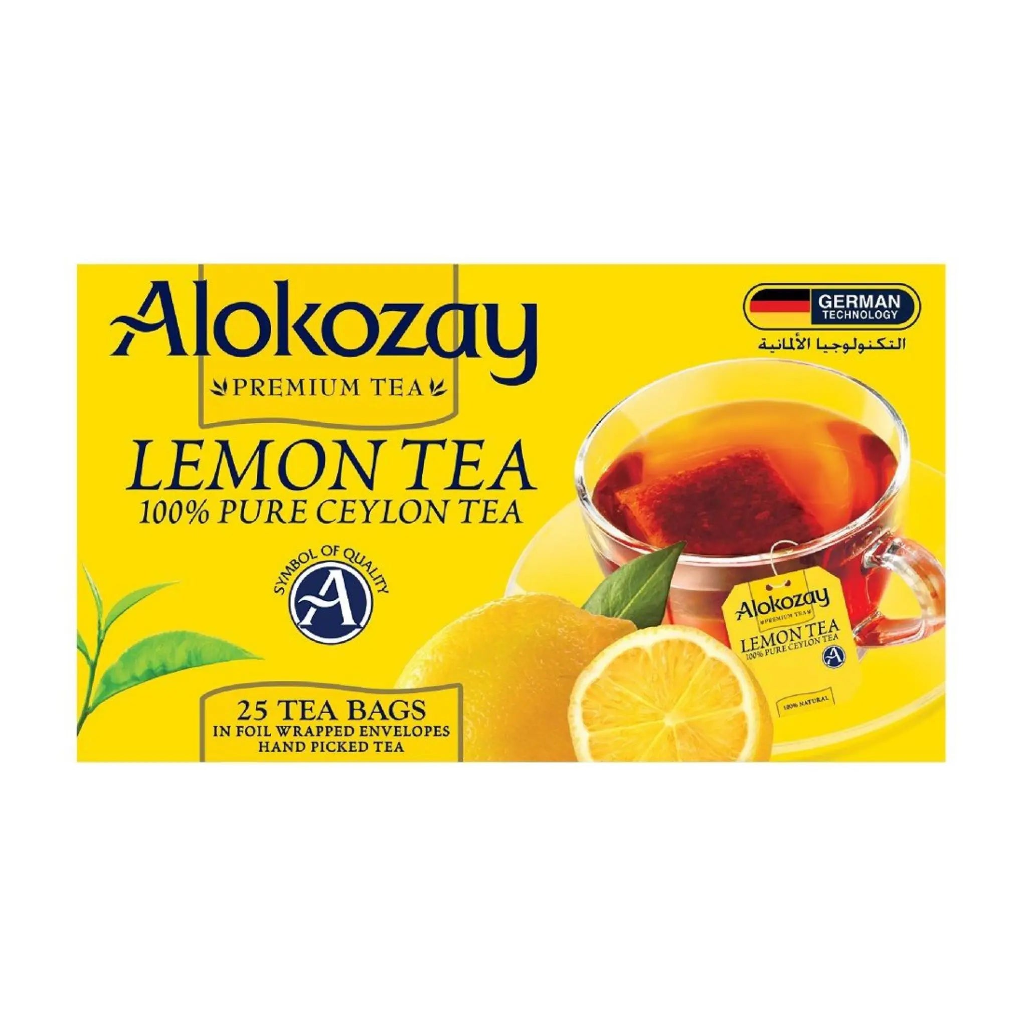 Alokozay Lemon Tea Bag 25 Heat Seal Sachets Marino.AE