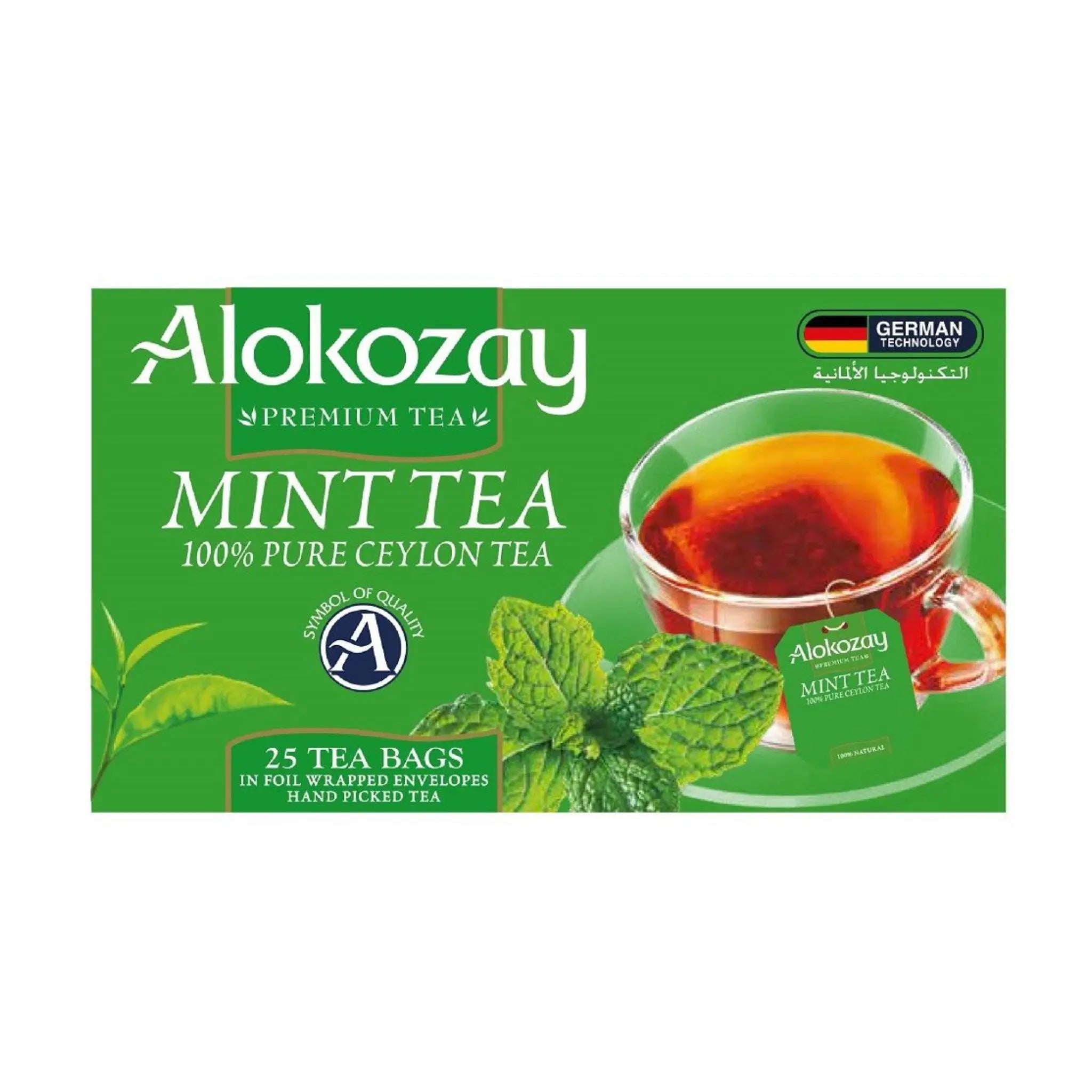 Alokozay Mint Tea Bag 25 Heat Seal Sachets Marino.AE