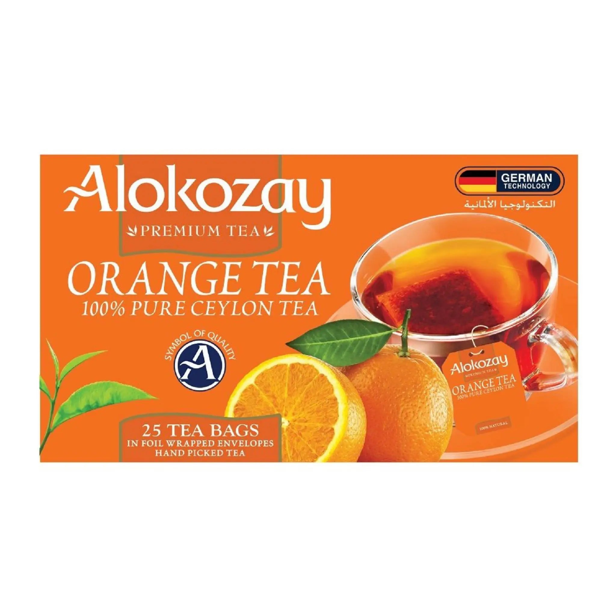 Alokozay Orange Tea Bag 25 Heat Seal Sachets Marino.AE