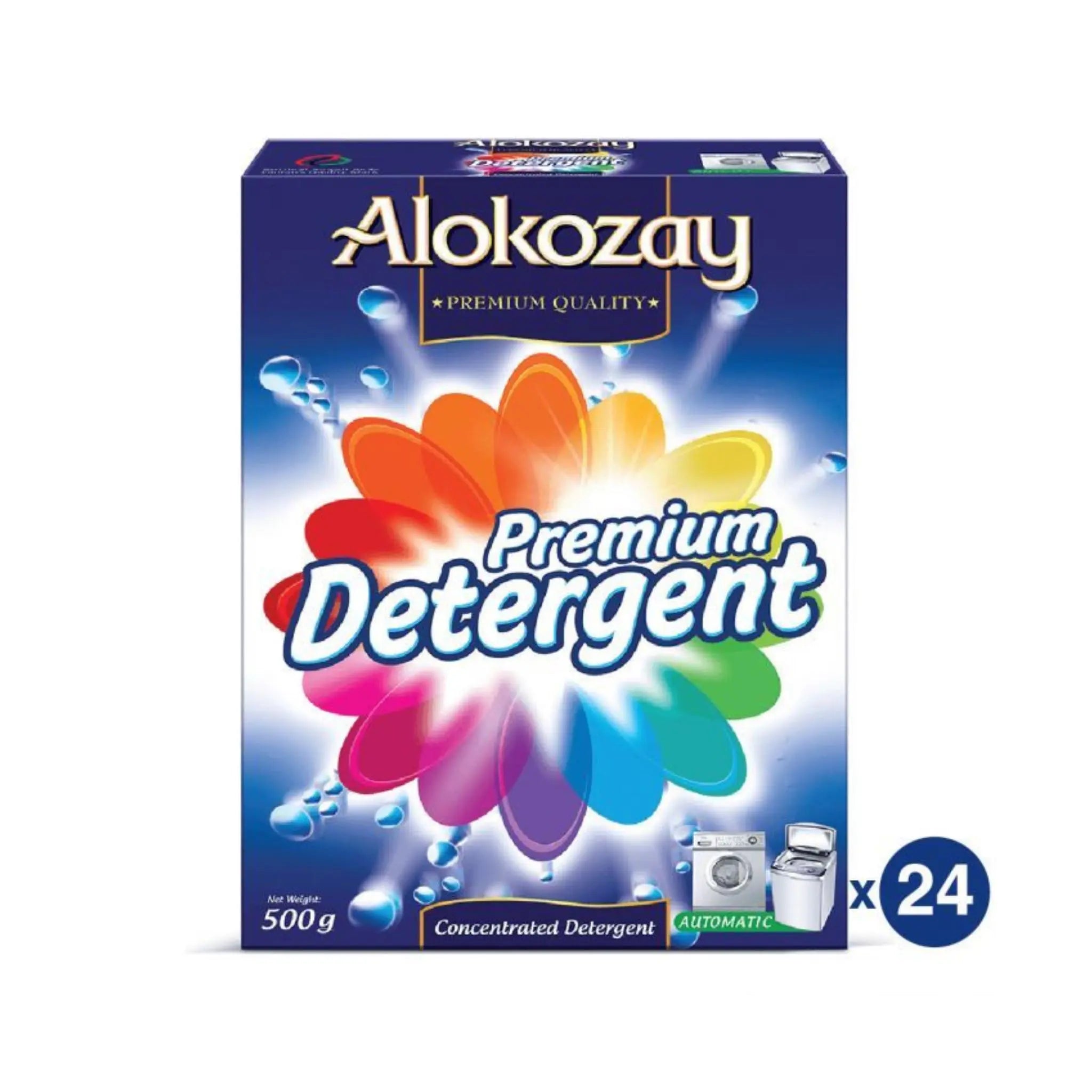 Alokozay Premium Detergent Powder - 500G X Pack Of 24 Marino.AE