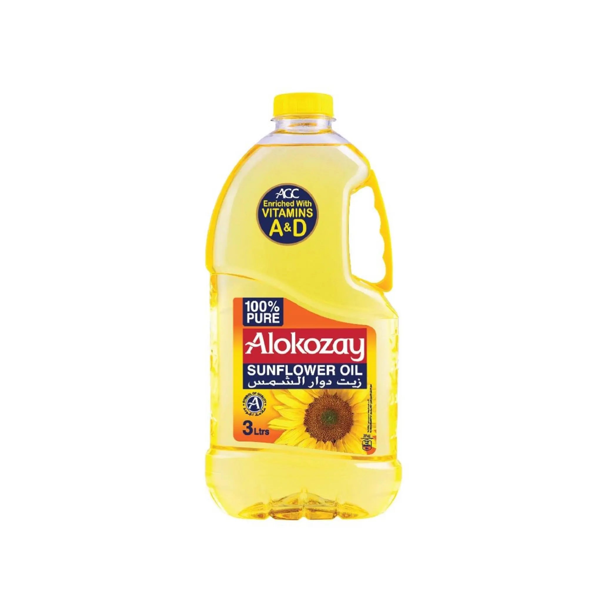 Alokozay Sunflower Oil - 3Lx4 (1 carton) Marino.AE