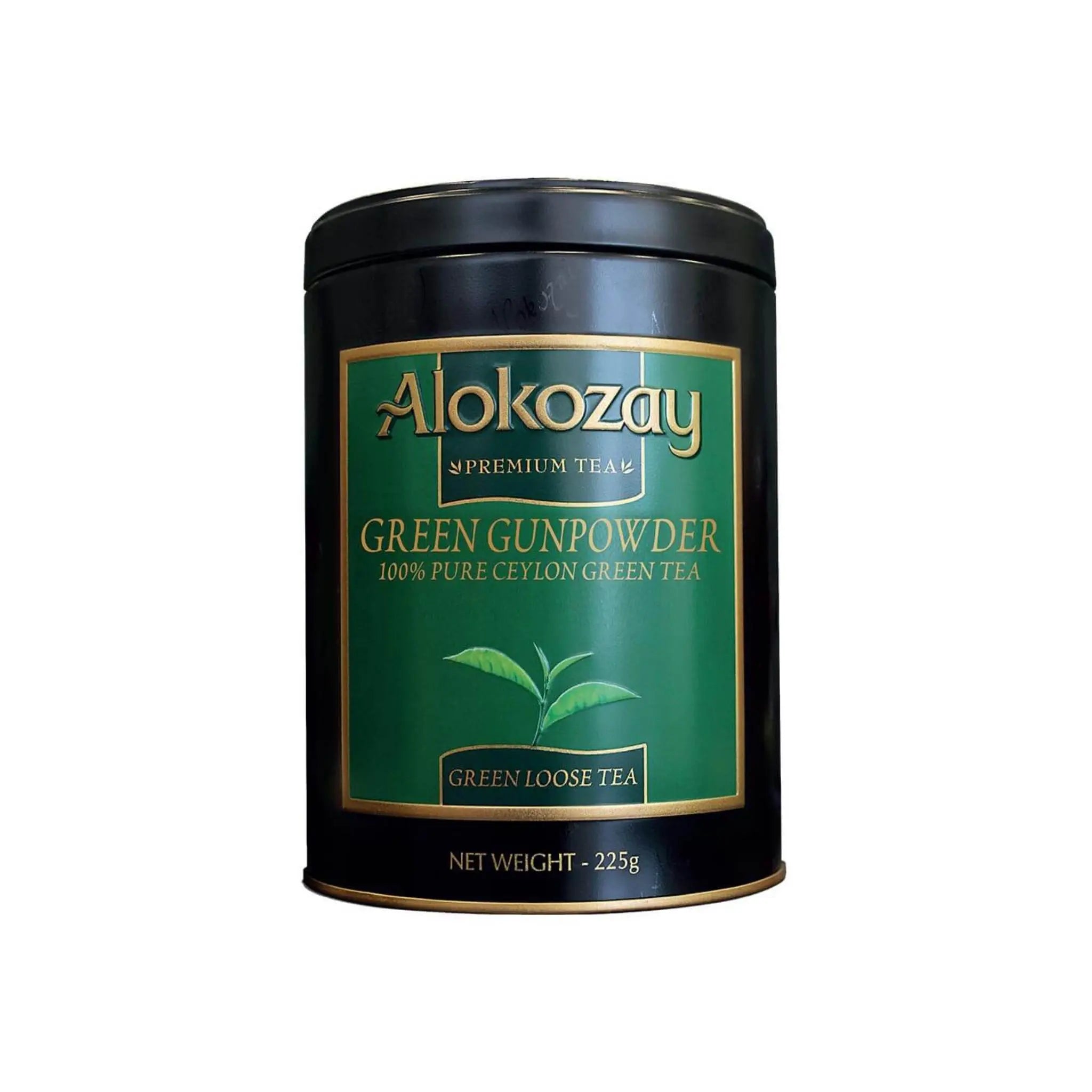 Alokozay Tin Green Loose Tea 225g Marino.AE