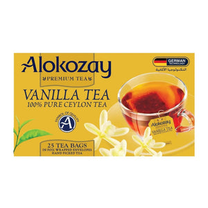 Alokozay Vanilla Tea Bag 25 Heat Seal Sachets Marino.AE