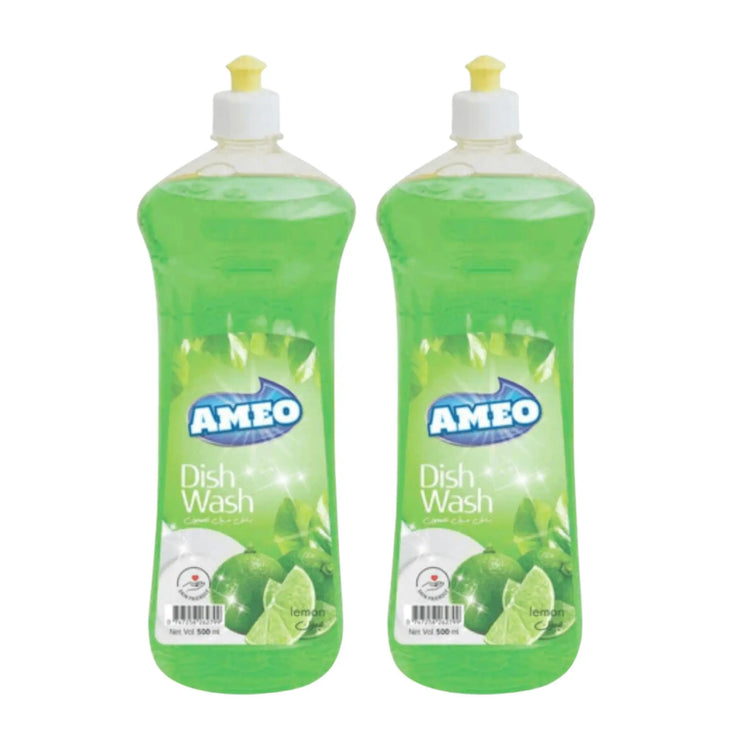 Ameo Dish Wash (Green Lemon) - 1L (Pack of 6x2) 12pcs total Marino Wholesale