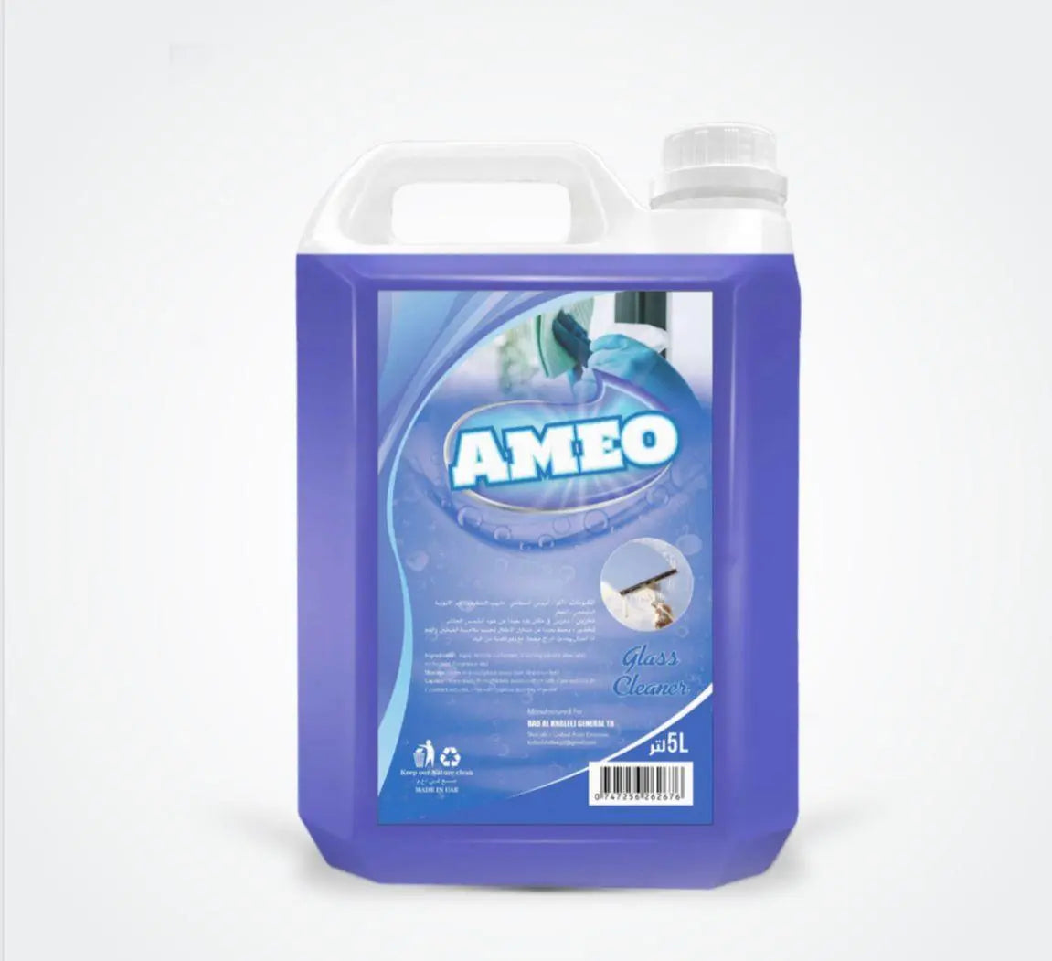 Ameo Glass Cleaner - 5Lx4 (1 Carton) Marino Wholesale