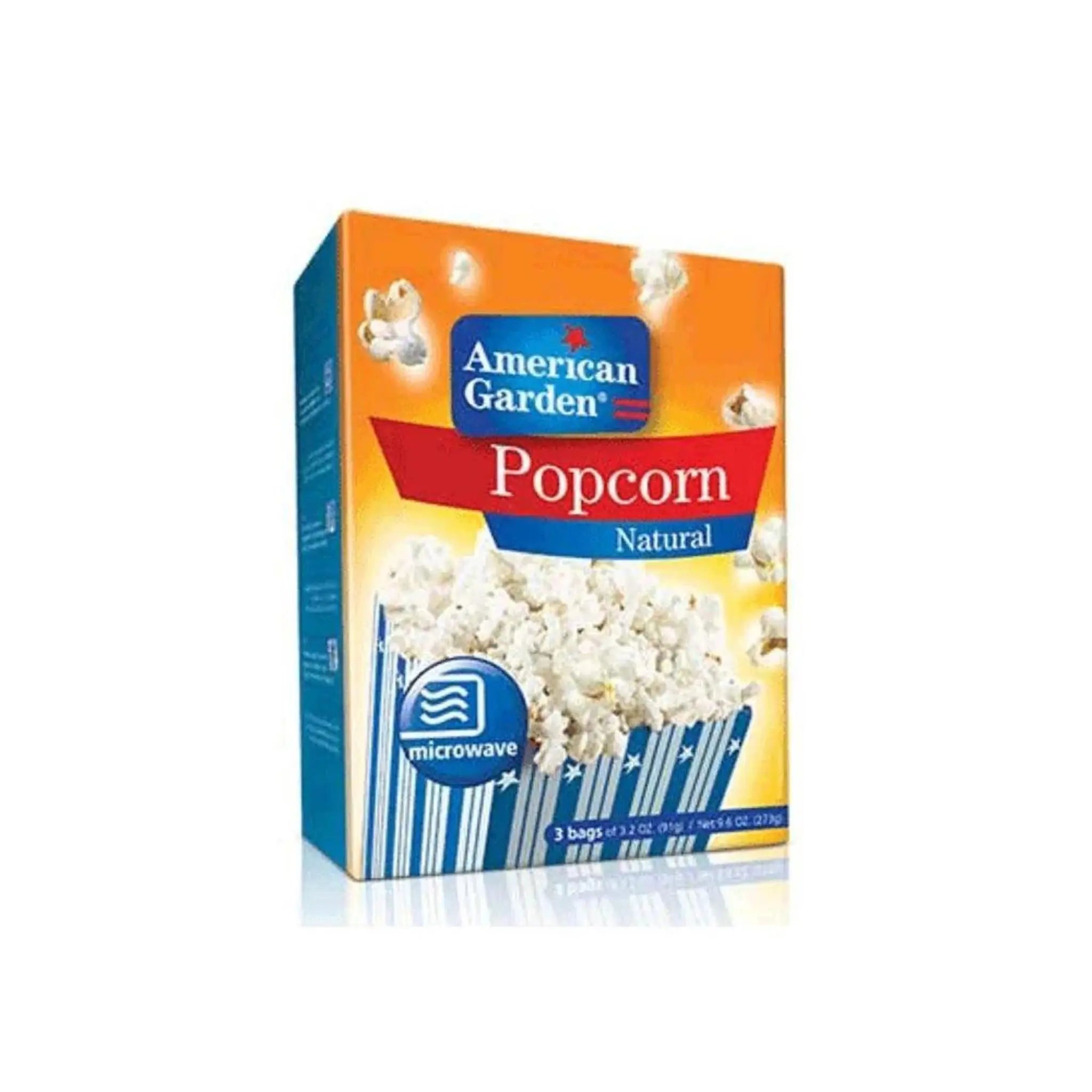 American Garden Microwave Popcorn Regular 12x3x3.2oz Marino.AE