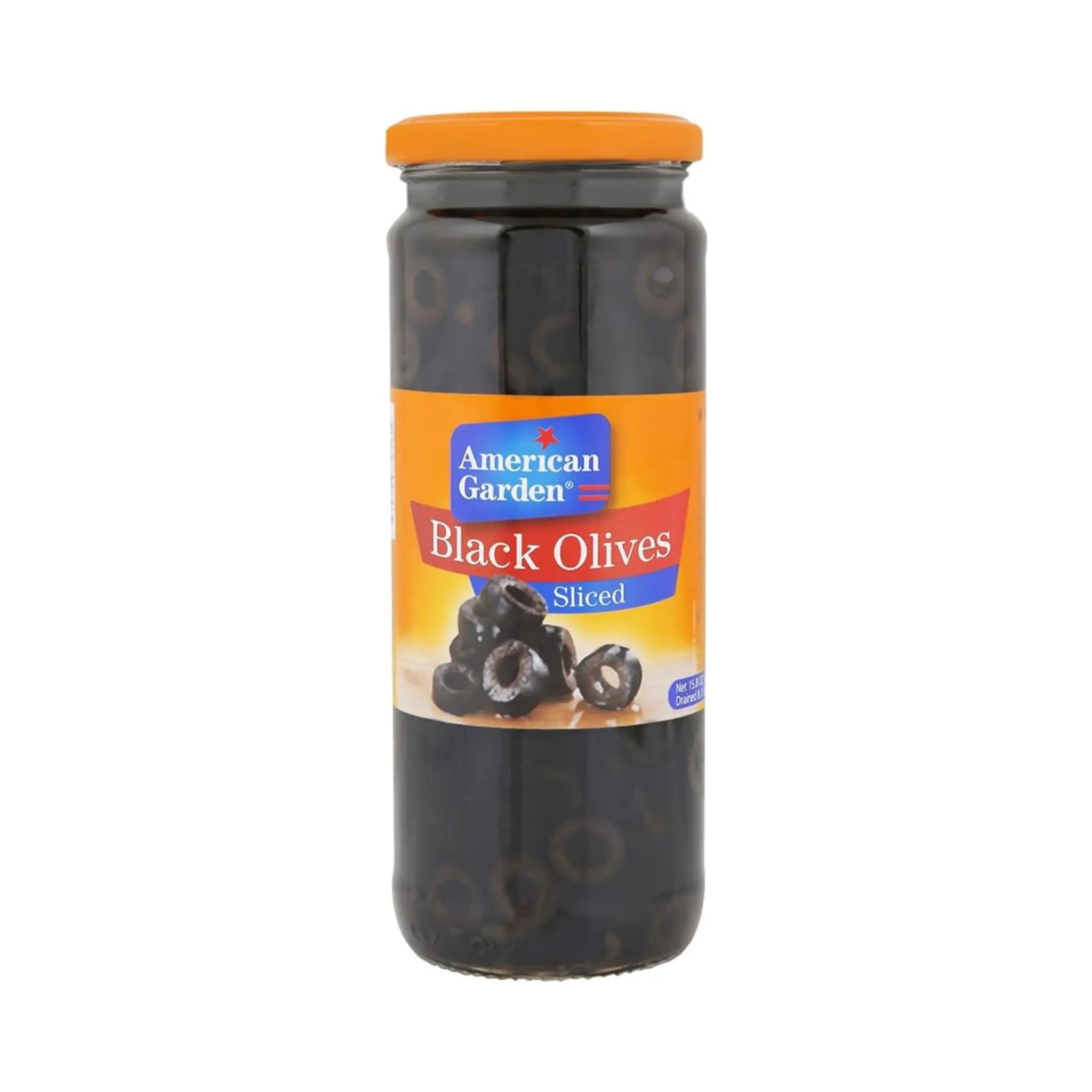 American Garden Olives Black Sliced (280x320) 12x450gm Marino.AE