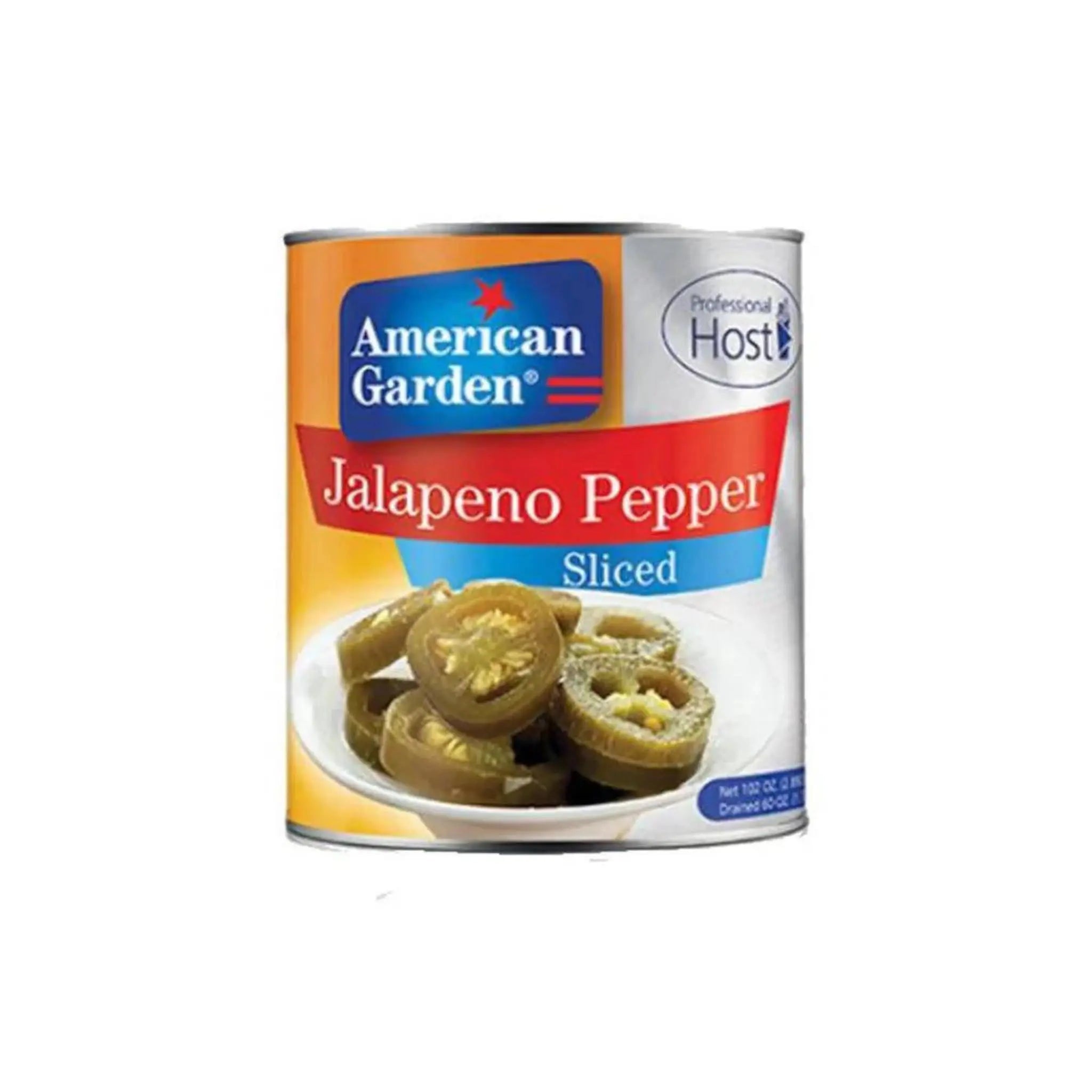 American Garden Sliced Jalapeno Peppers 6X2.892KG Marino.AE
