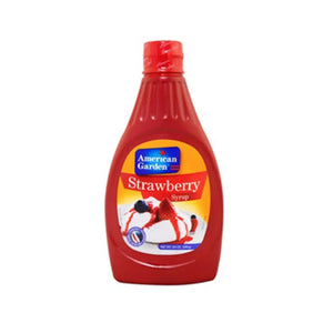 American Garden Strawberry Syrup 12x24oz Marino.AE