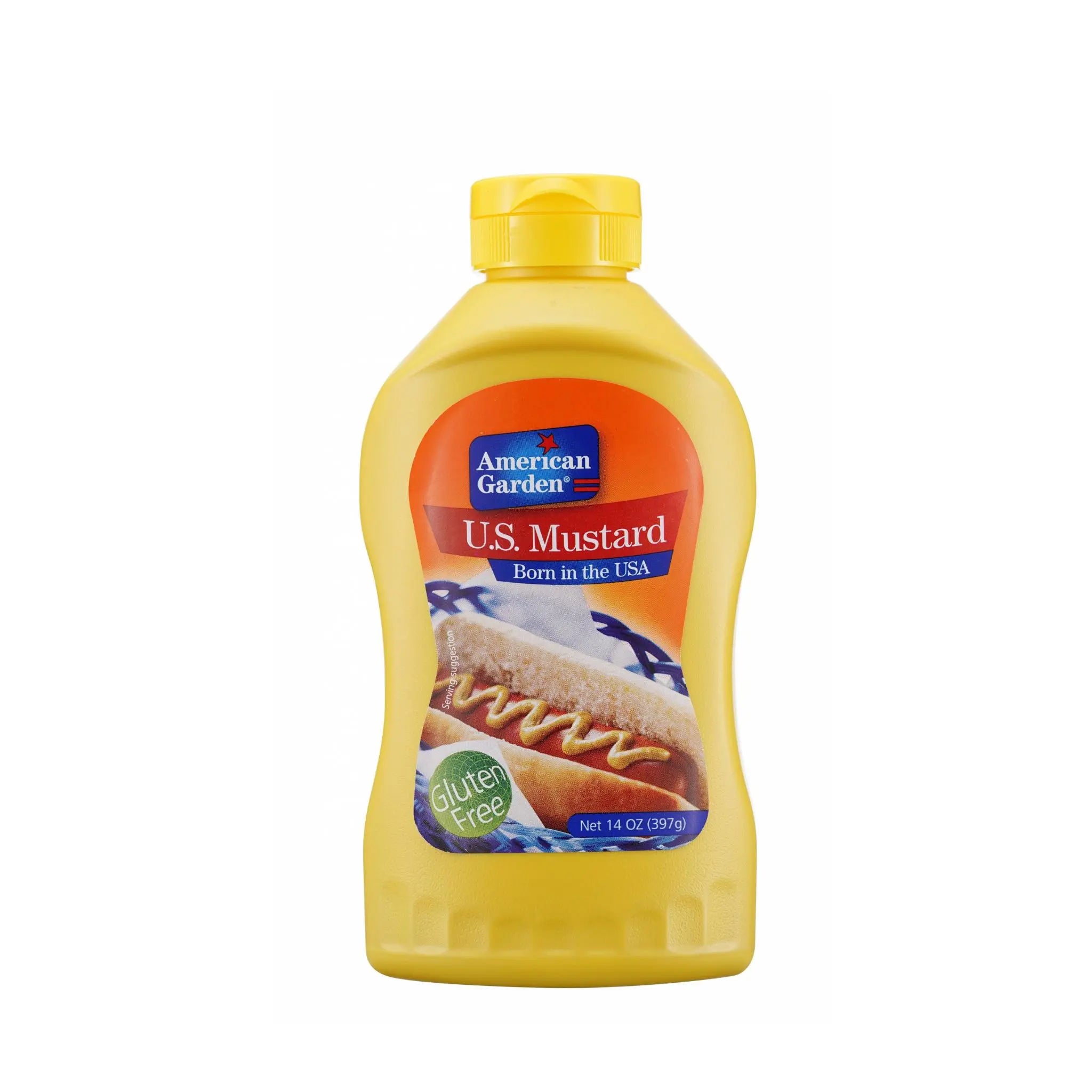 American Garden Yellow Mustard Squeeze 12x14oz Marino.AE