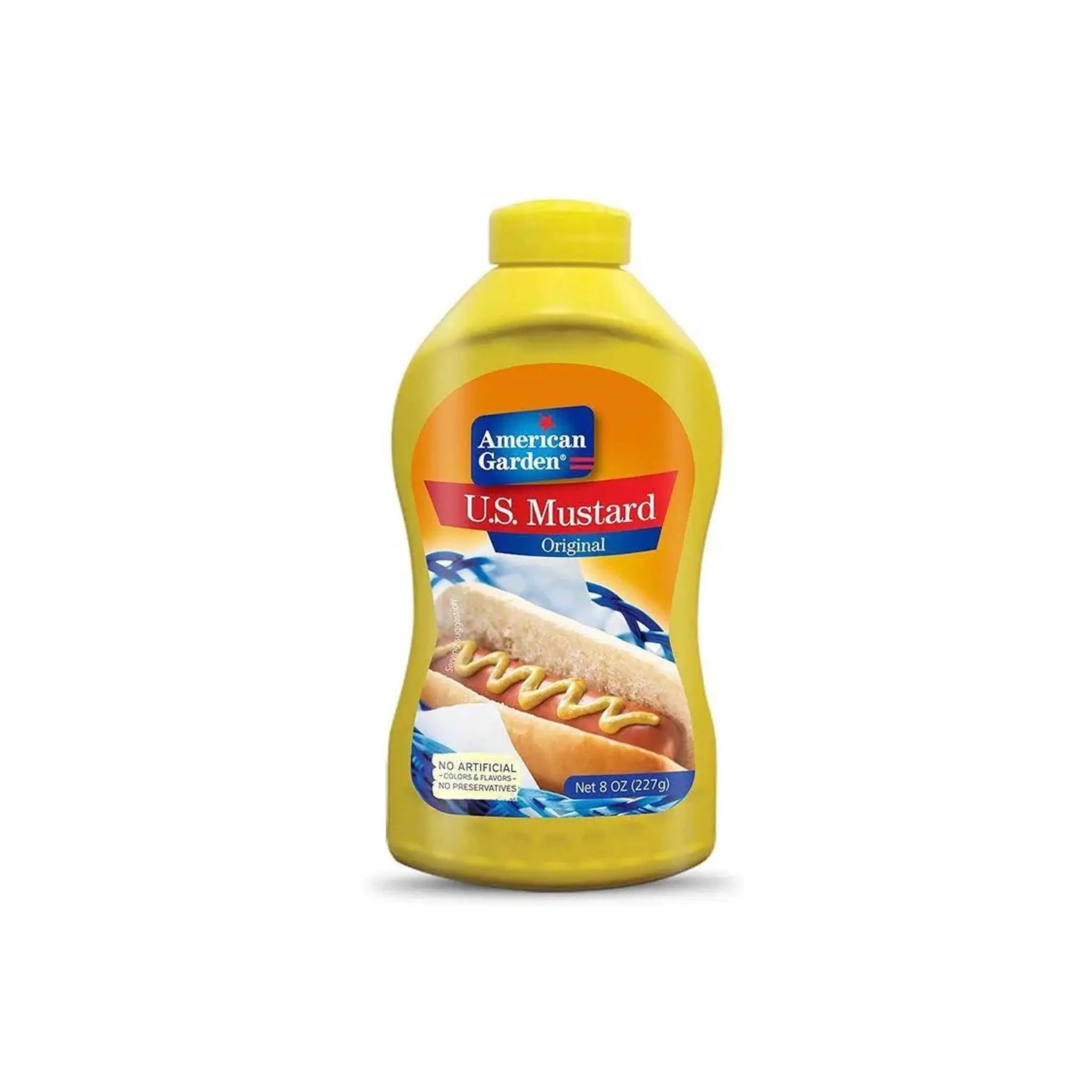 American Garden Yellow Mustard Squeeze 12x8oz Marino.AE