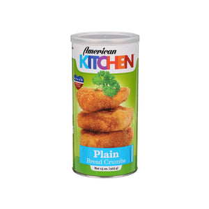 American Kitchen Bread Crumbs Plain 12X15 Oz American Kitchen