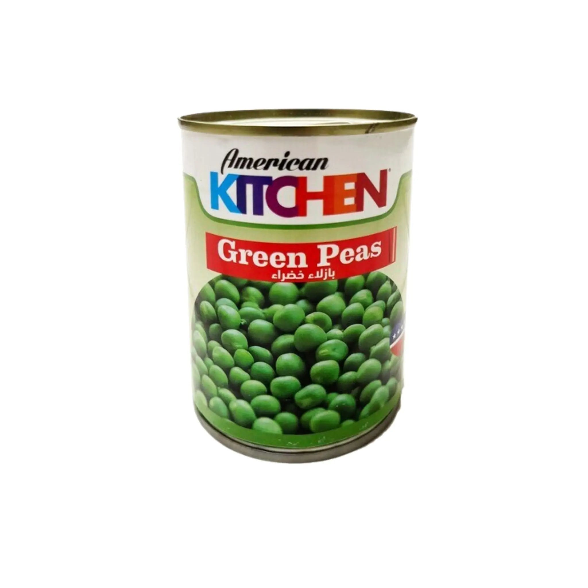 American Kitchen Green Peas - 6x4x400g (1 carton) Marino.AE