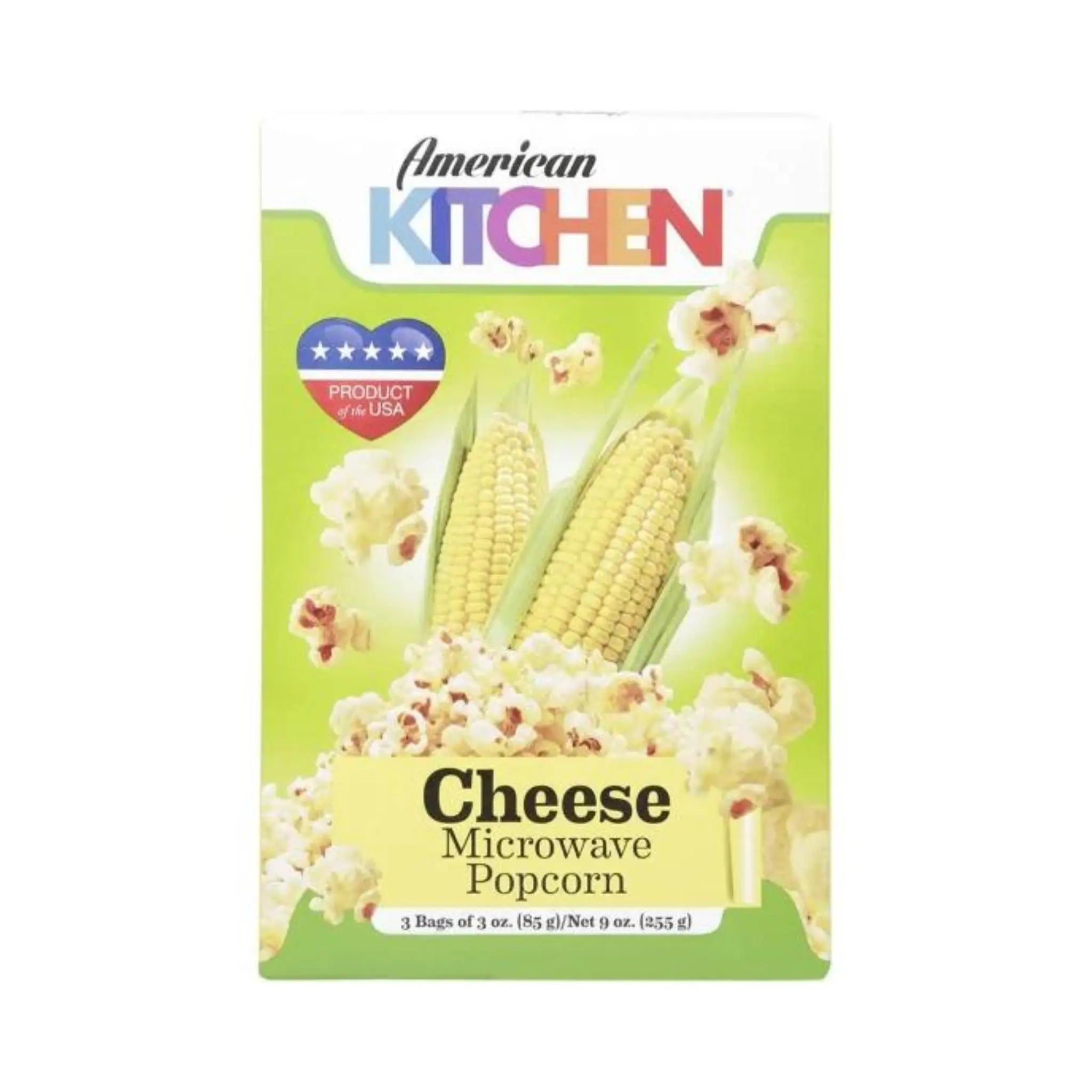 American Kitchen Microwave Popcorn Cheese 12X3X3 Oz American Kitchen