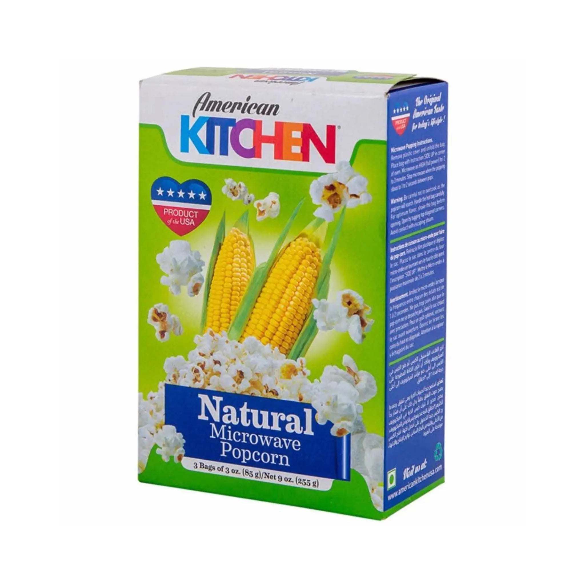 American Kitchen Microwave Popcorn Natural 12X3X3 Oz American Kitchen