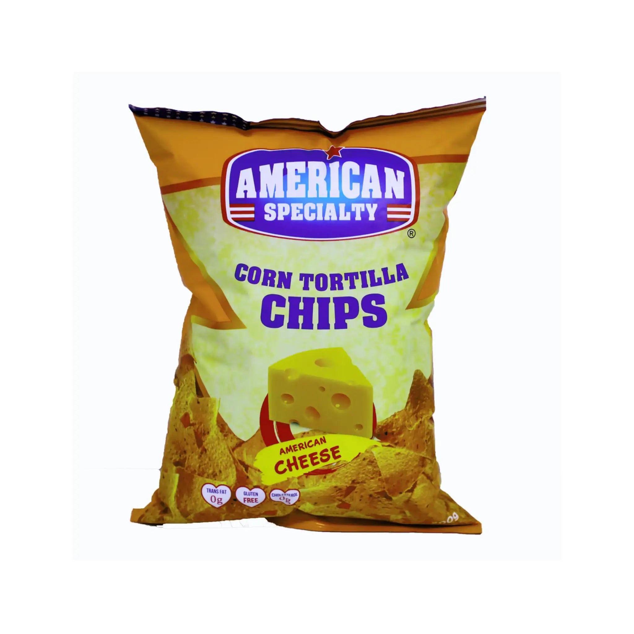 American Specialty Tortilla Chips Cheese -10x200g (1 carton) - Marino.AE