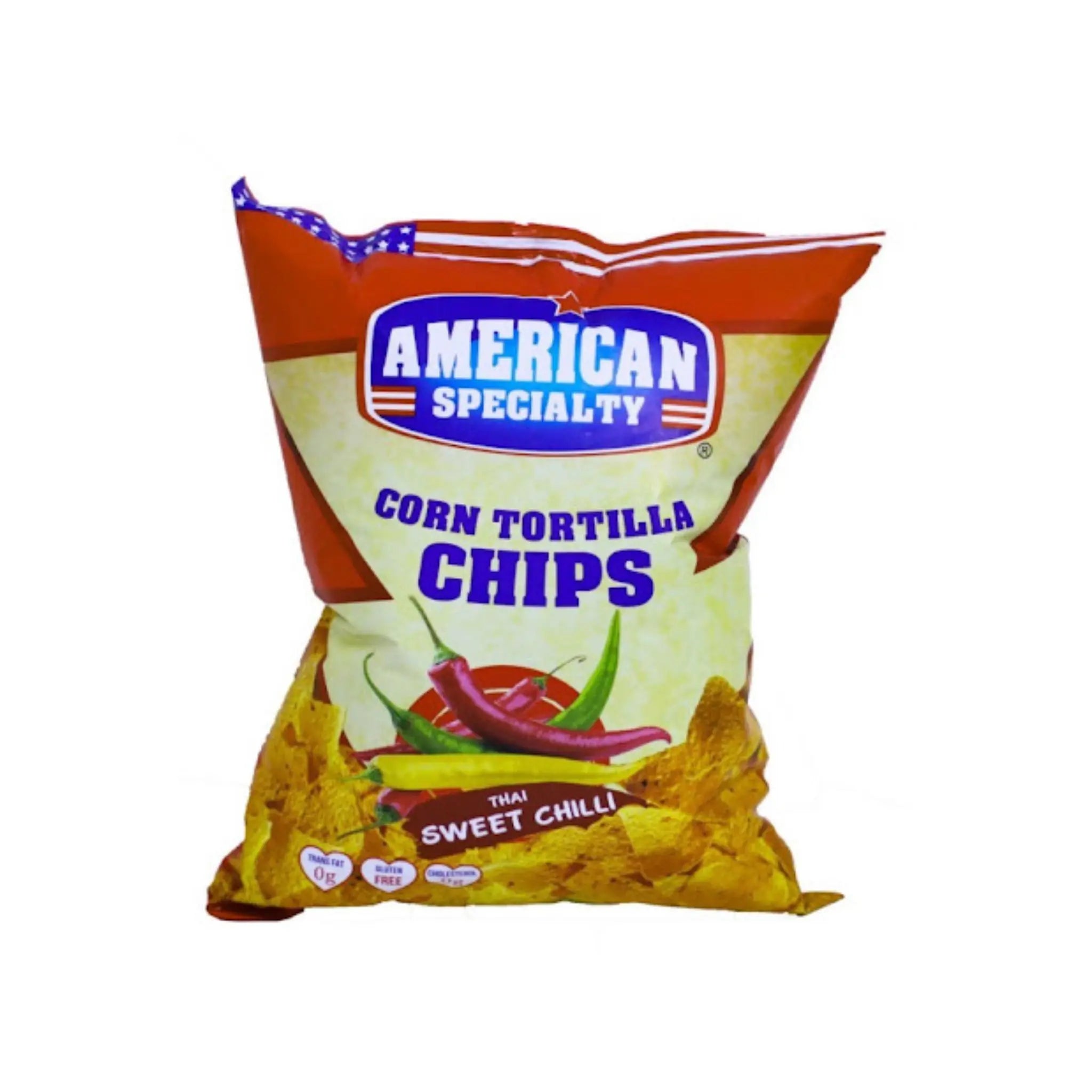 American Specialty Tortilla Chips Thai Sweet Chilli - 10x200g (1 carton) - Marino.AE