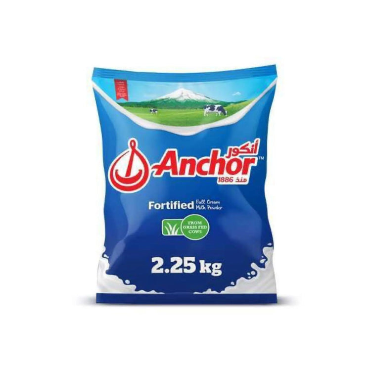Anchor Fortified Full Cream Milk Powder 2.25Kg (2.25X6) Anchor