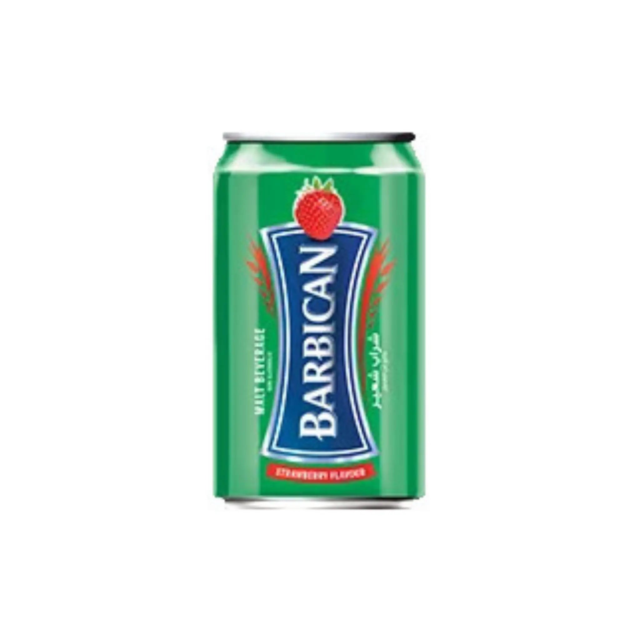 Barbican Strawberry Non-Alcoholic Malt Beverage 330ml Can - 24x330ml (1 carton) Marino.AE